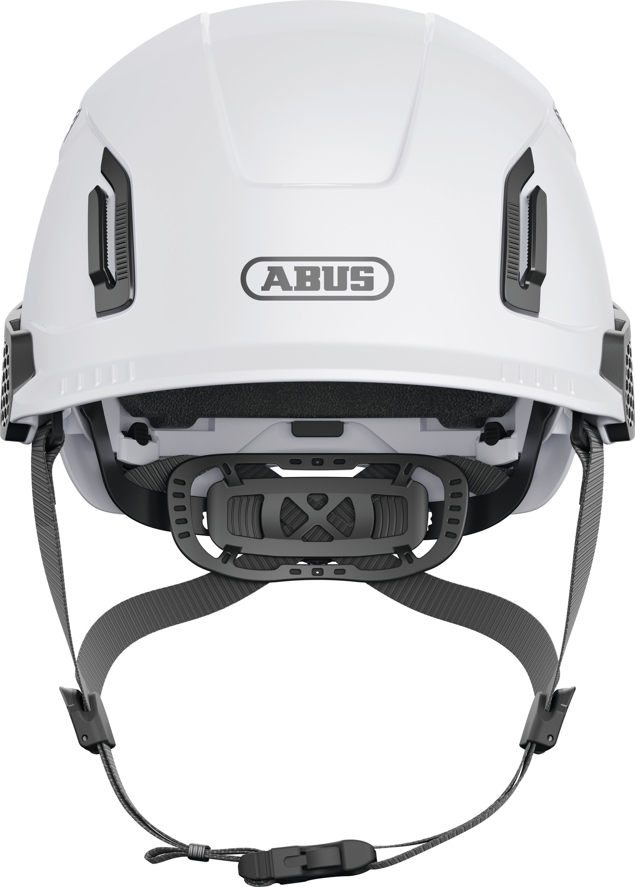Casco de protección industrial - abus - spector - blanco polar