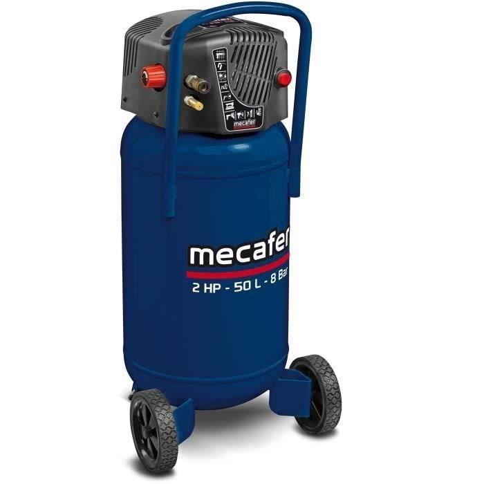 Compresor vertical - mecafer - 425790 - 50 l - azul coaxial - sin aceite