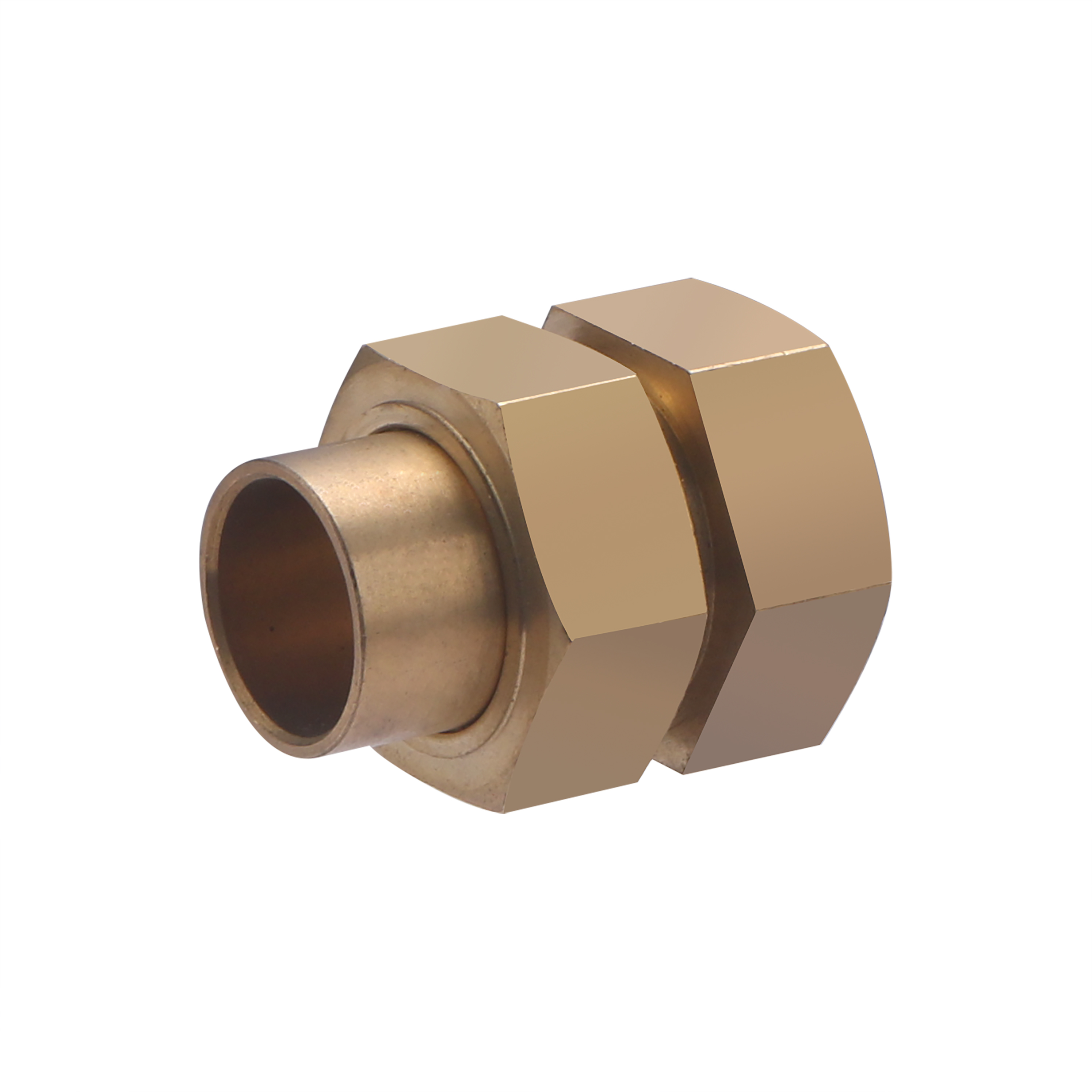 Conector de latón esférico para soldar ø18 - hembra roscada 3/4