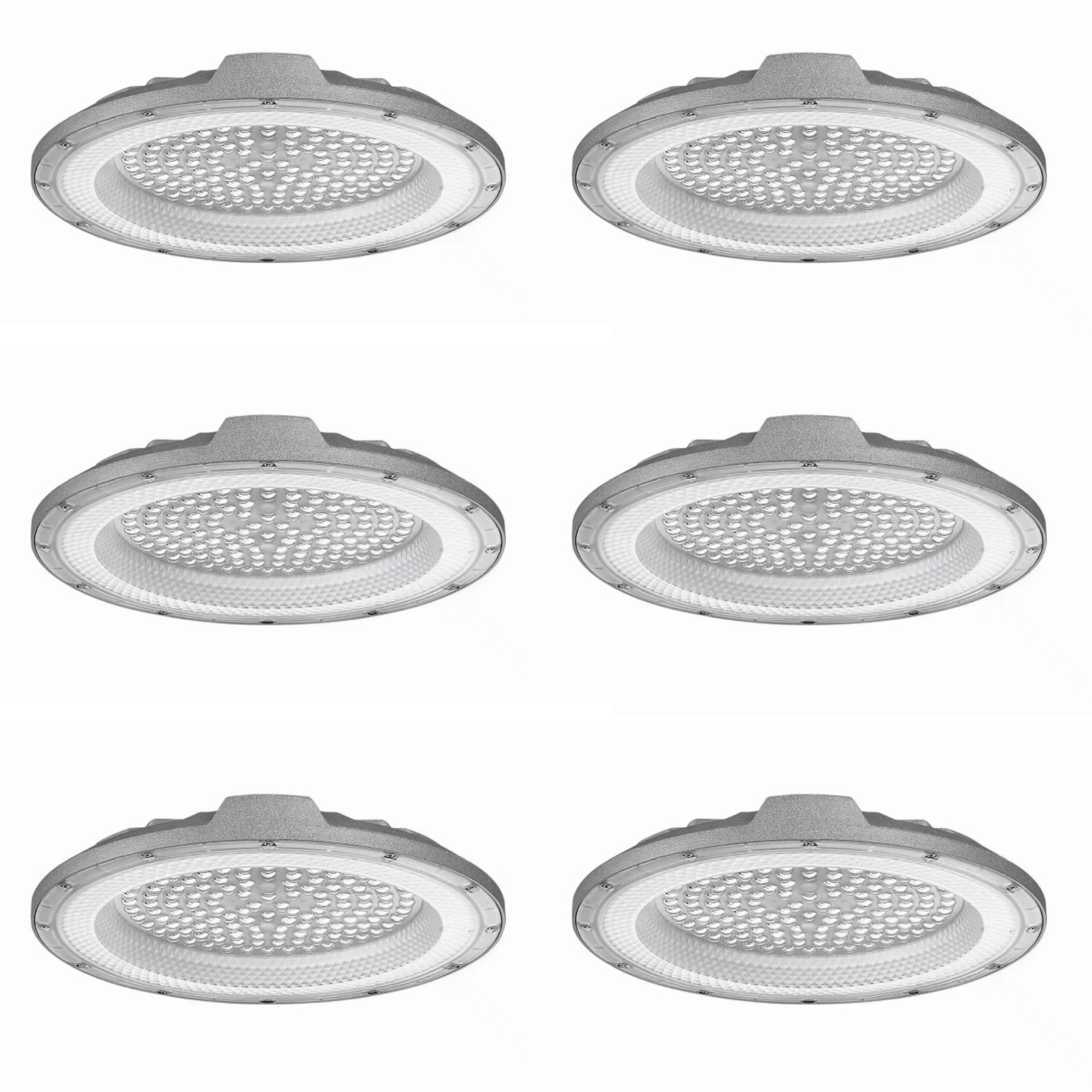 Pack 6x campana LED ufo dob 100w 6000k ip65 pf 0,95 6kv