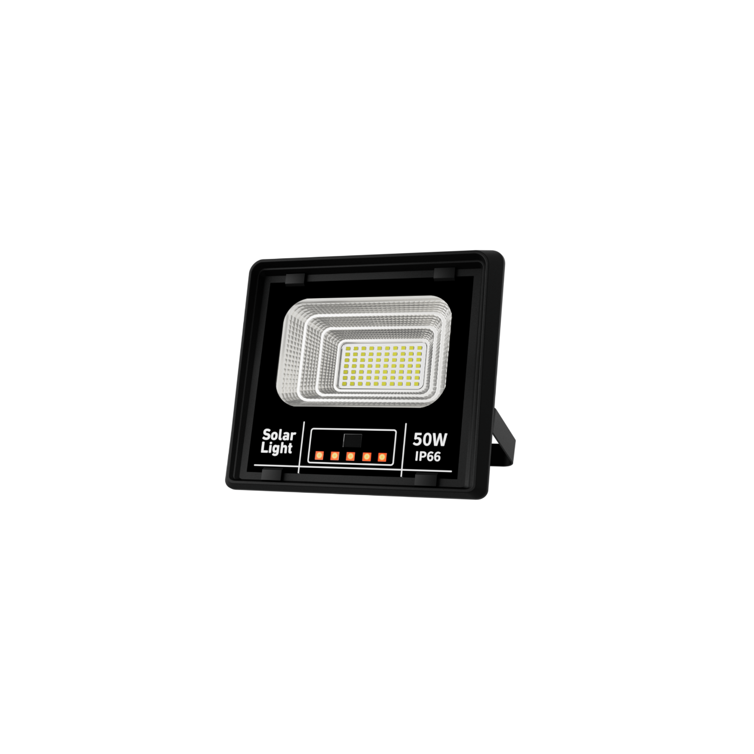 Reflector solar LED alta potencia, panel policristalino, lifepo4 - 50w