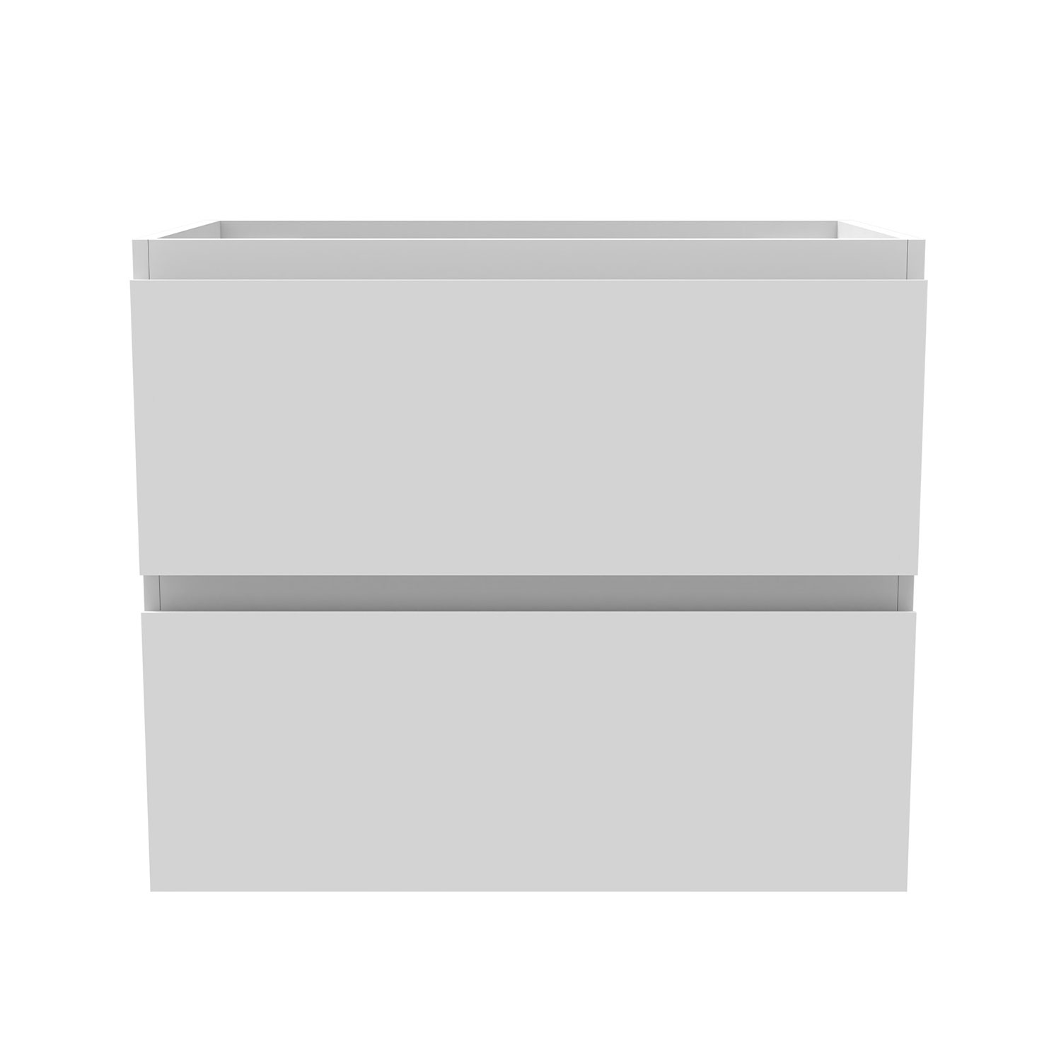 Mueble de baño aica 60 x 38,5 x 52cm, blanco, dos cajones