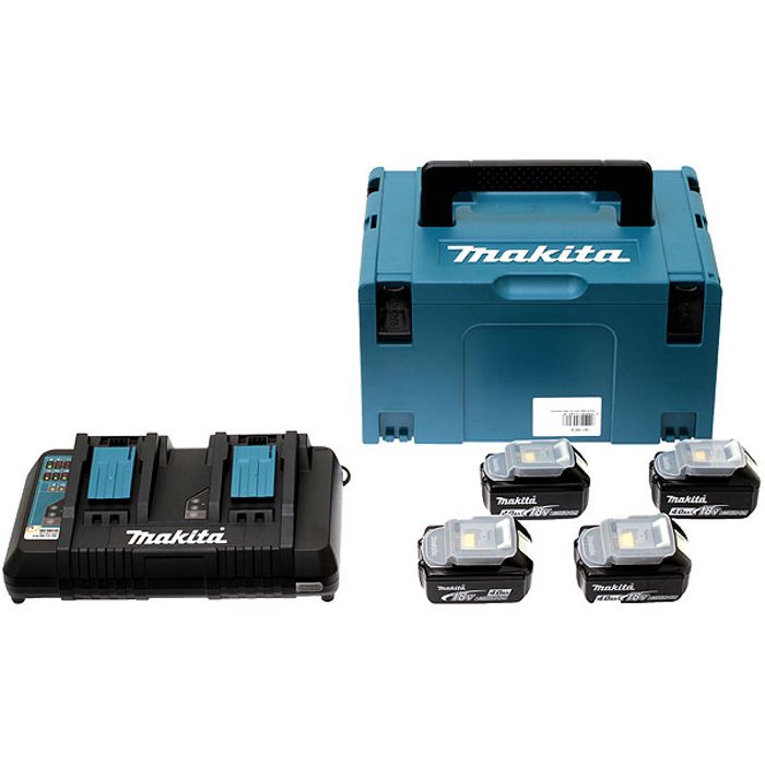Pack 4 baterías 5ah + cargador - makpac