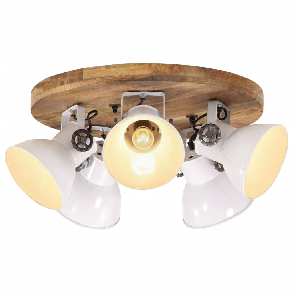 vidaXL lámpara de techo blanca 25 w E27 50x50x25 cm