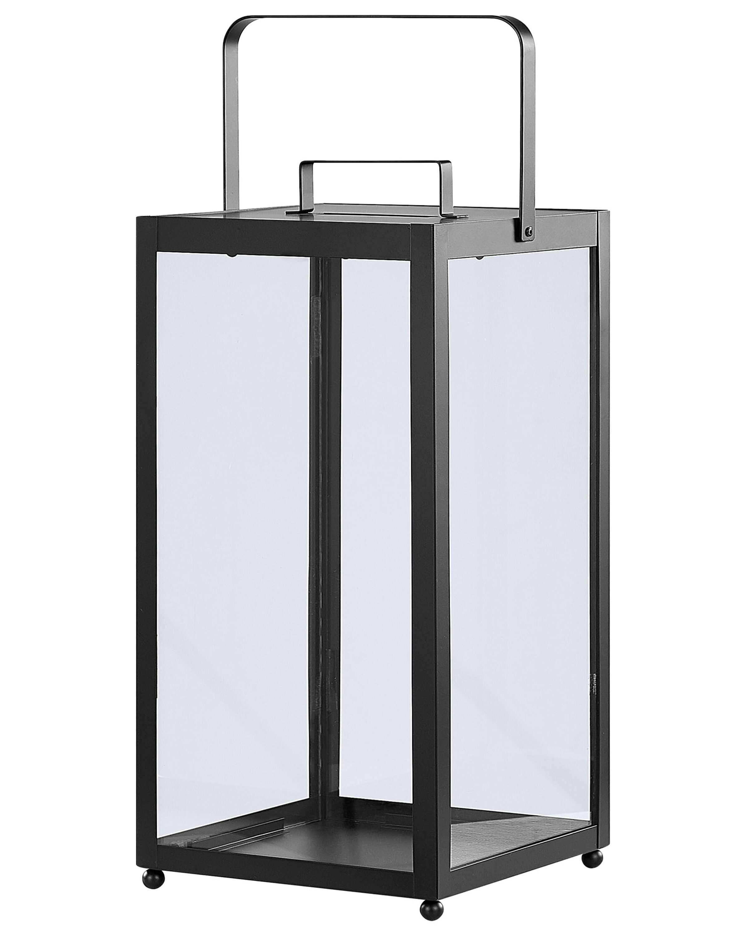 Linterna lepar 53 cm metal negro