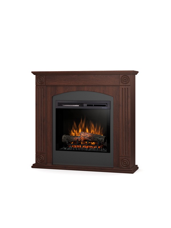 Atrato - chimenea de suelo eléctrica LED independiente - roble 23