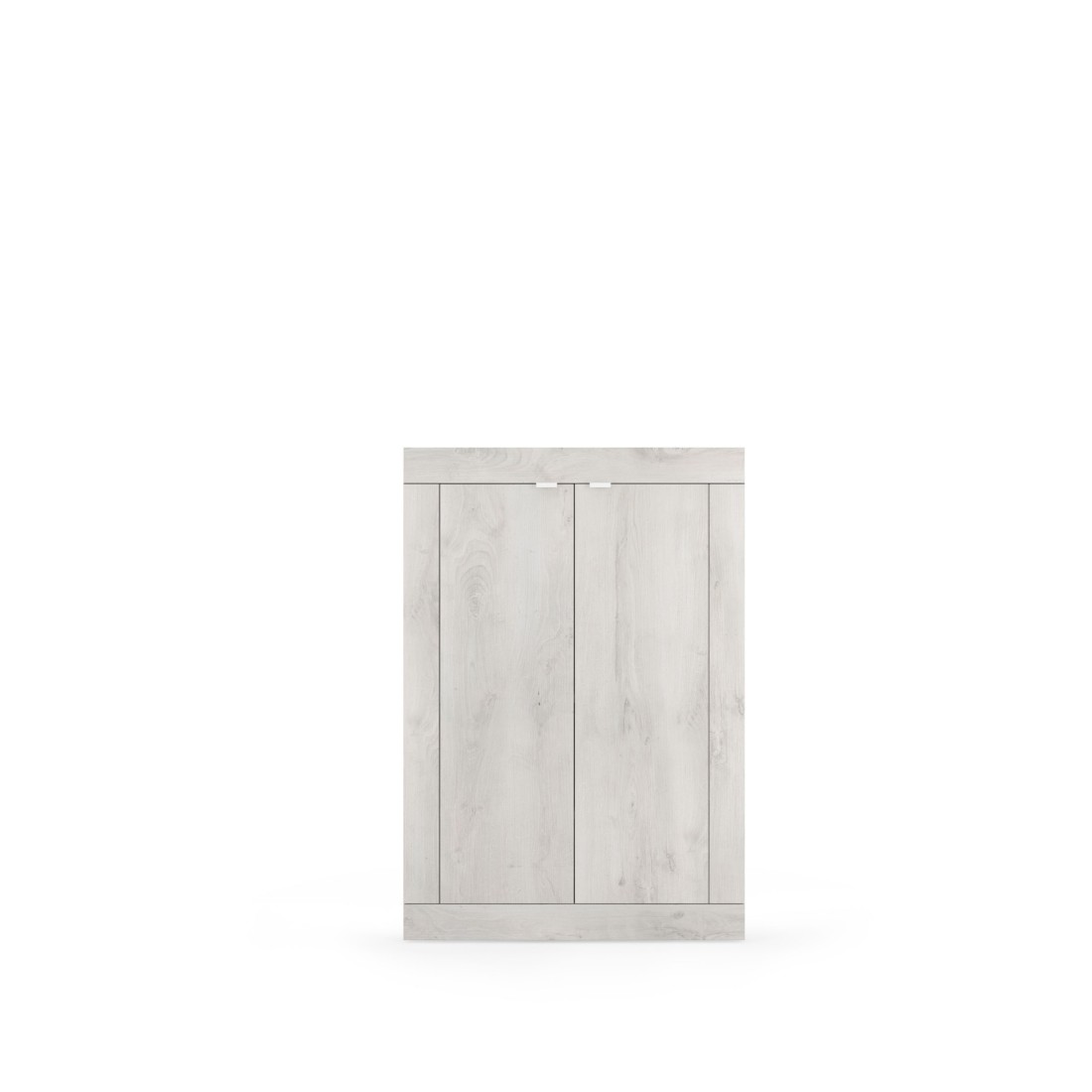 Mueble para zapatos, colección isora, color roble blanco