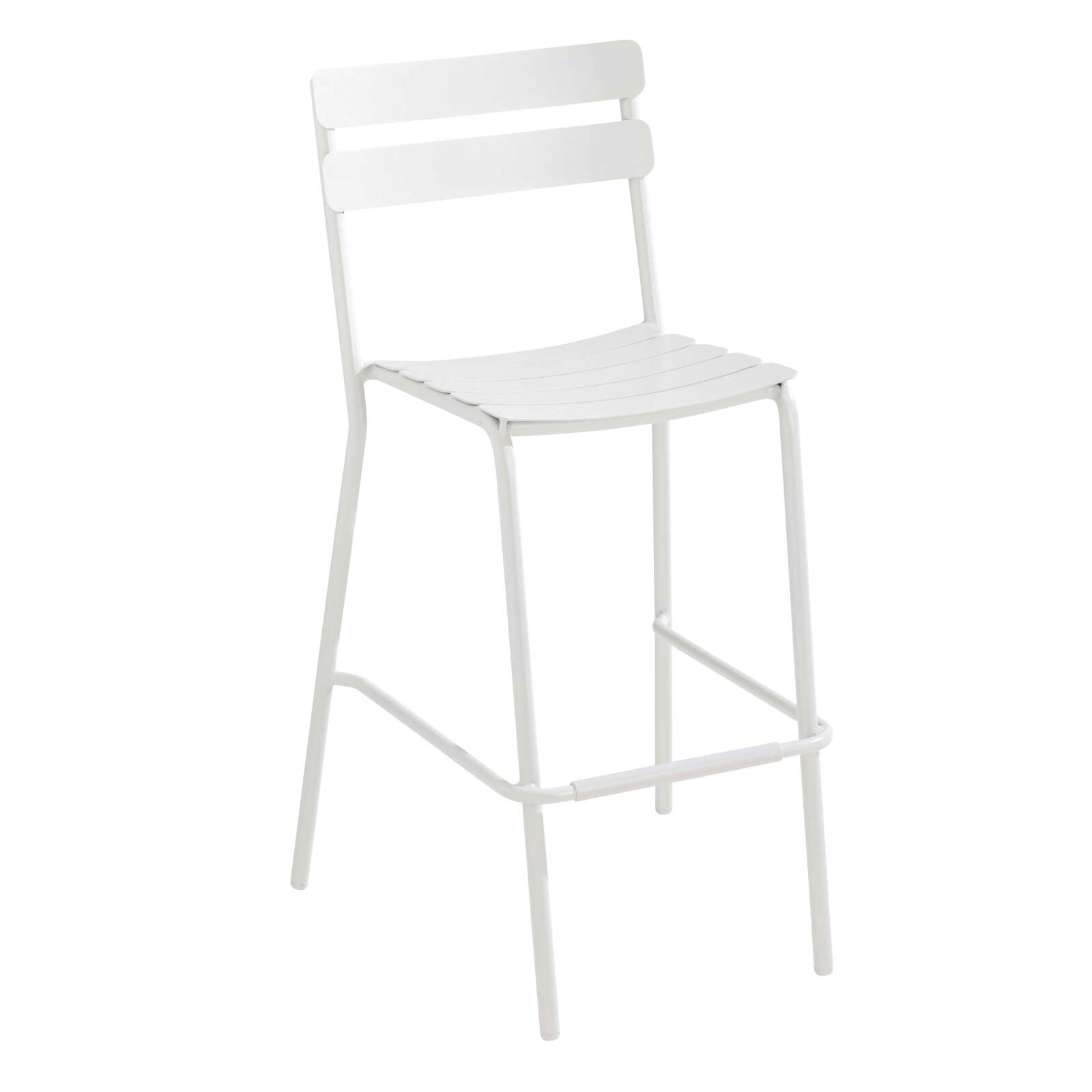 Oviala - silla alta de patio blanca