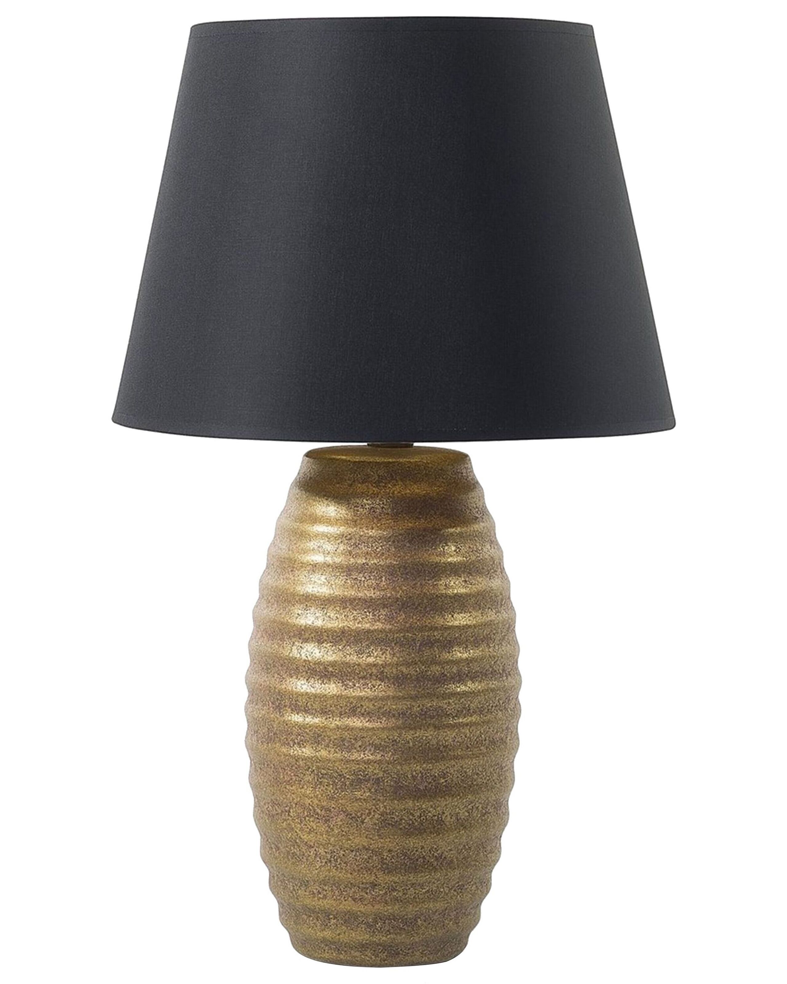 Lámpara de mesa ebro porcelana dorado