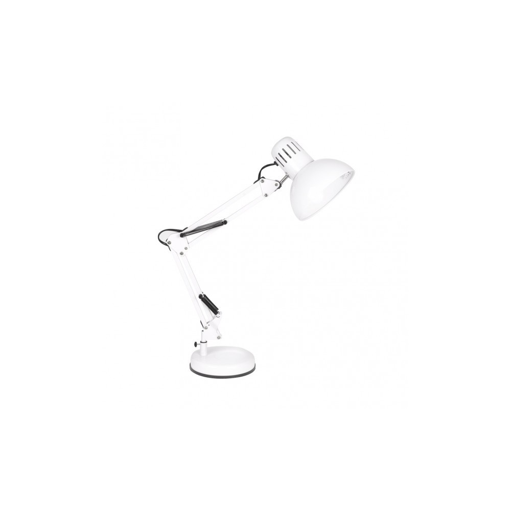 Rutilo desk lamp 1xe27 metal white