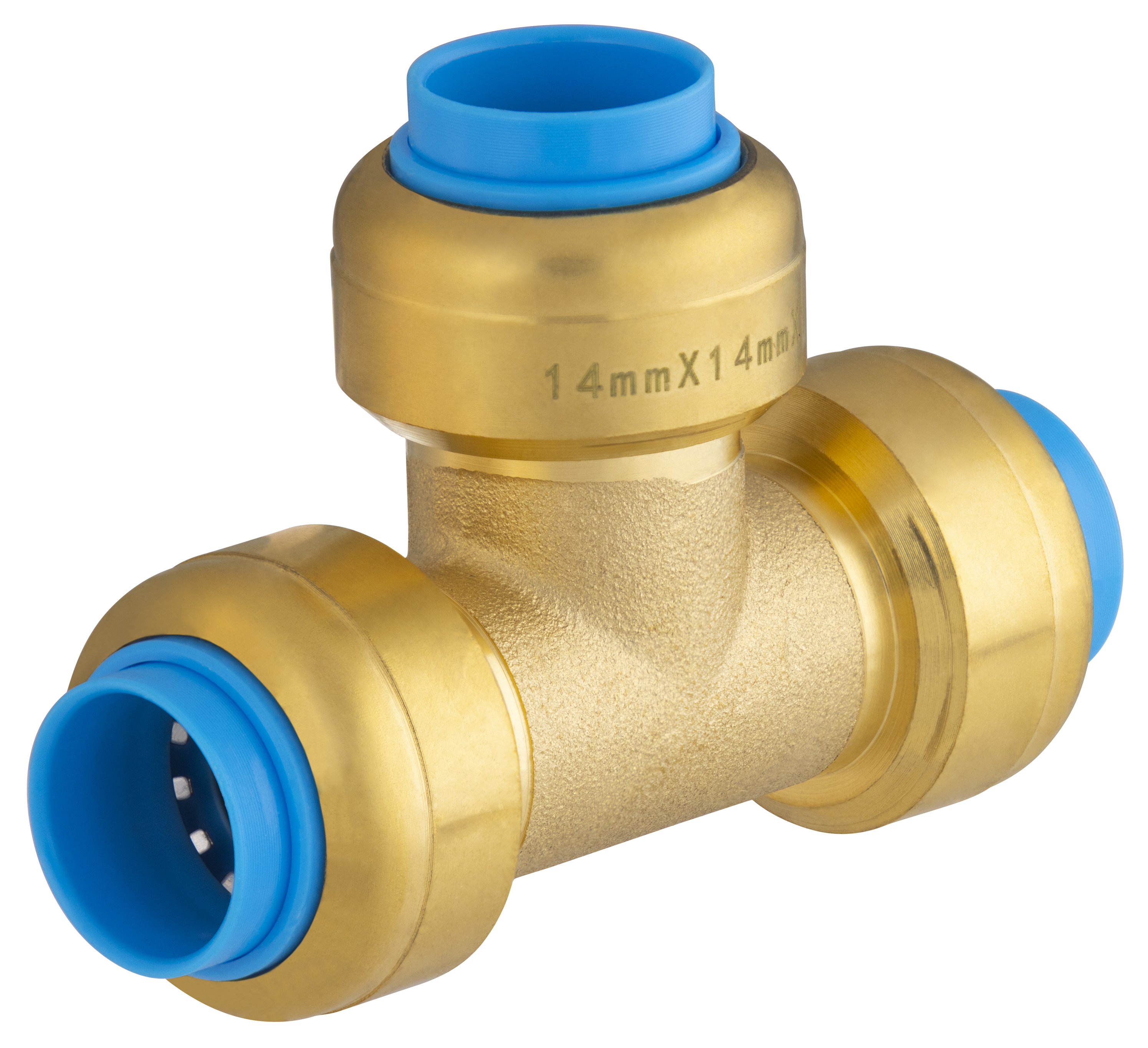 Conector automático universal en t ø14 tout push