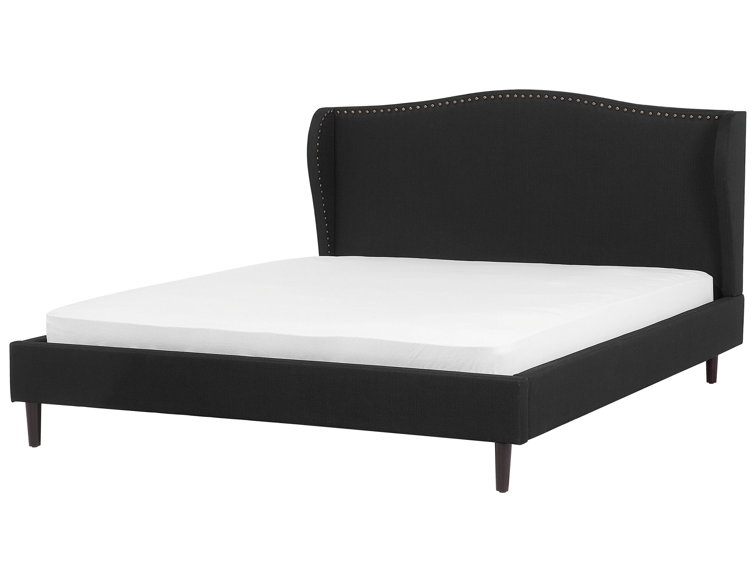 Cama tela colmar 180 x 200 cm negro