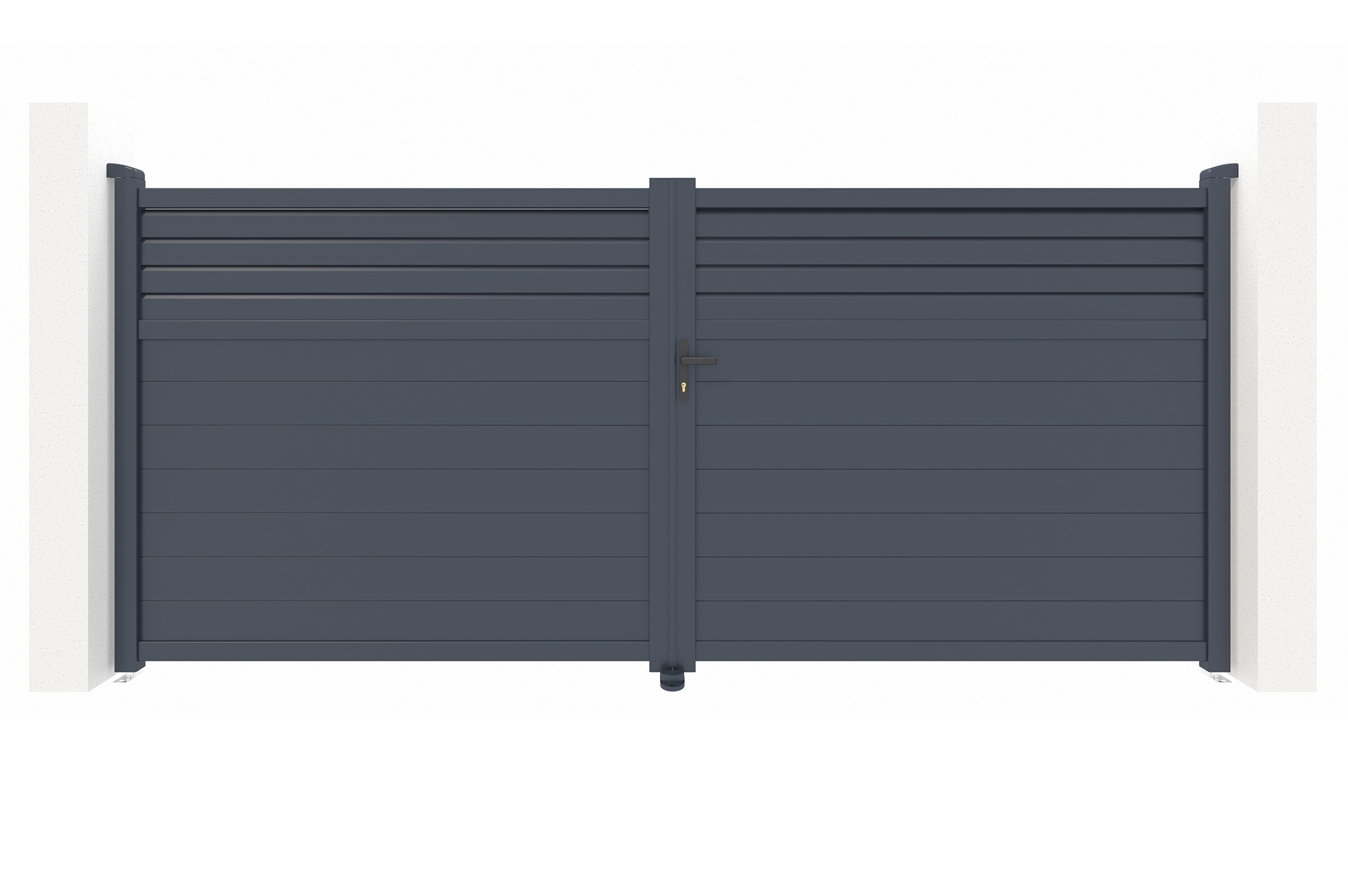 Puerta batiente de aluminio 4m carpatia a.180cm