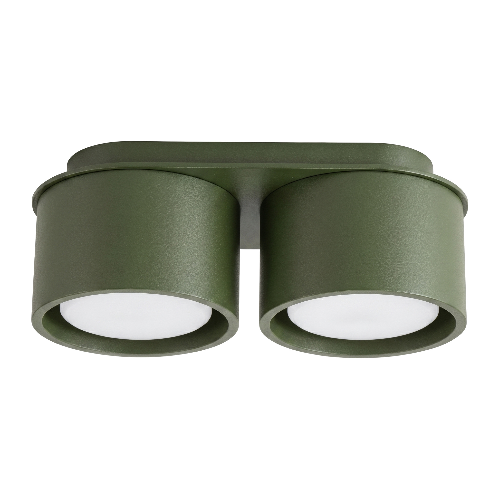 Plafones modo 2 verde oliva aluminio 21x8x10cm