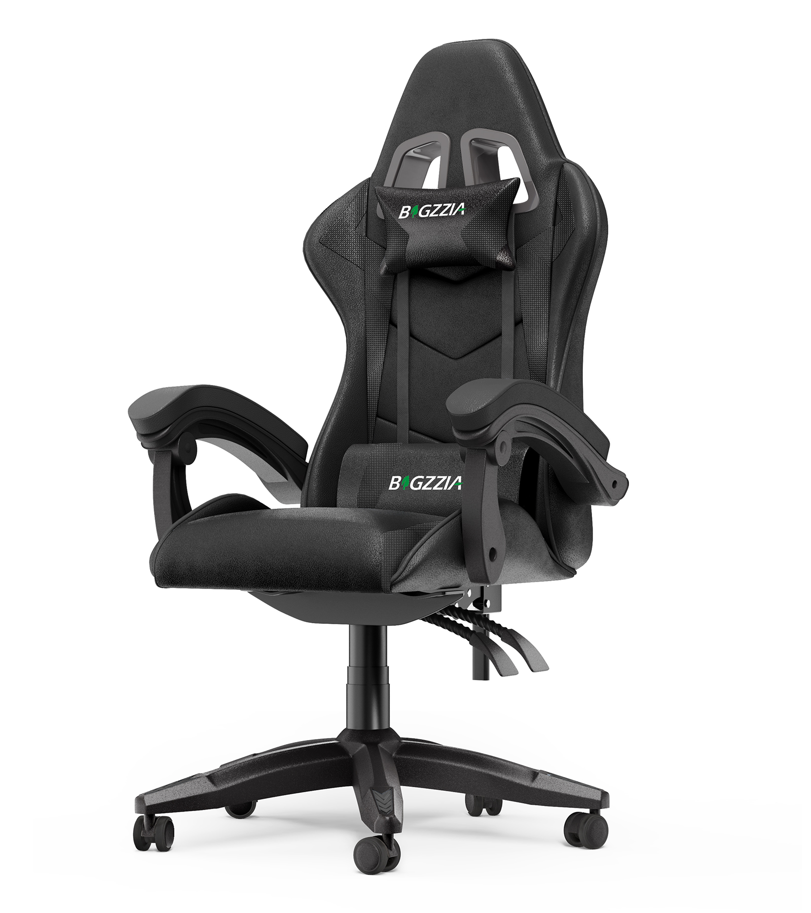 Silla gaming a, silla ergonómica para computadora - negra/gris