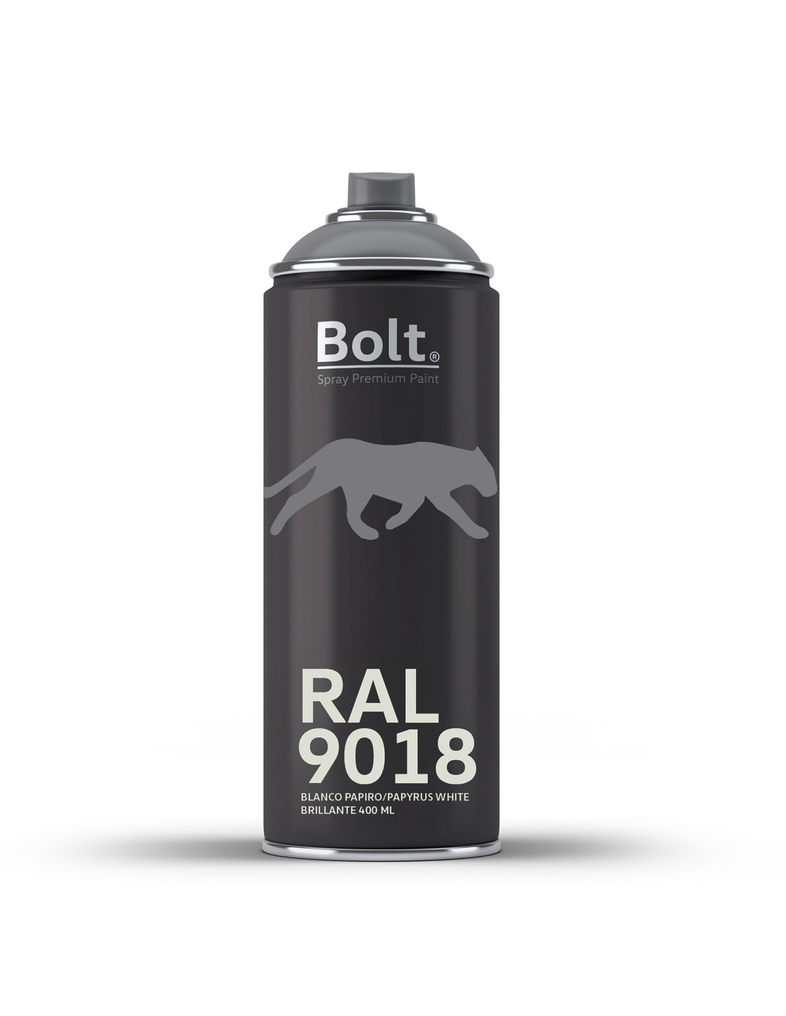 Spray bolt premium acrilico brillante ral 400 ml (ral 9018 blanco papiro)