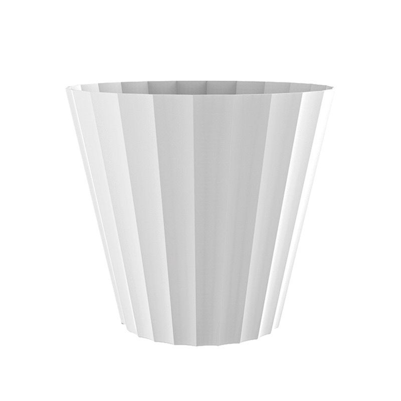 Maceta de inyección modelo doric color blanco ø32 x 29