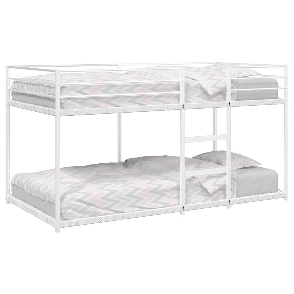 Cama 100x200 cm,litera sin colchón acero blanco rhu6840