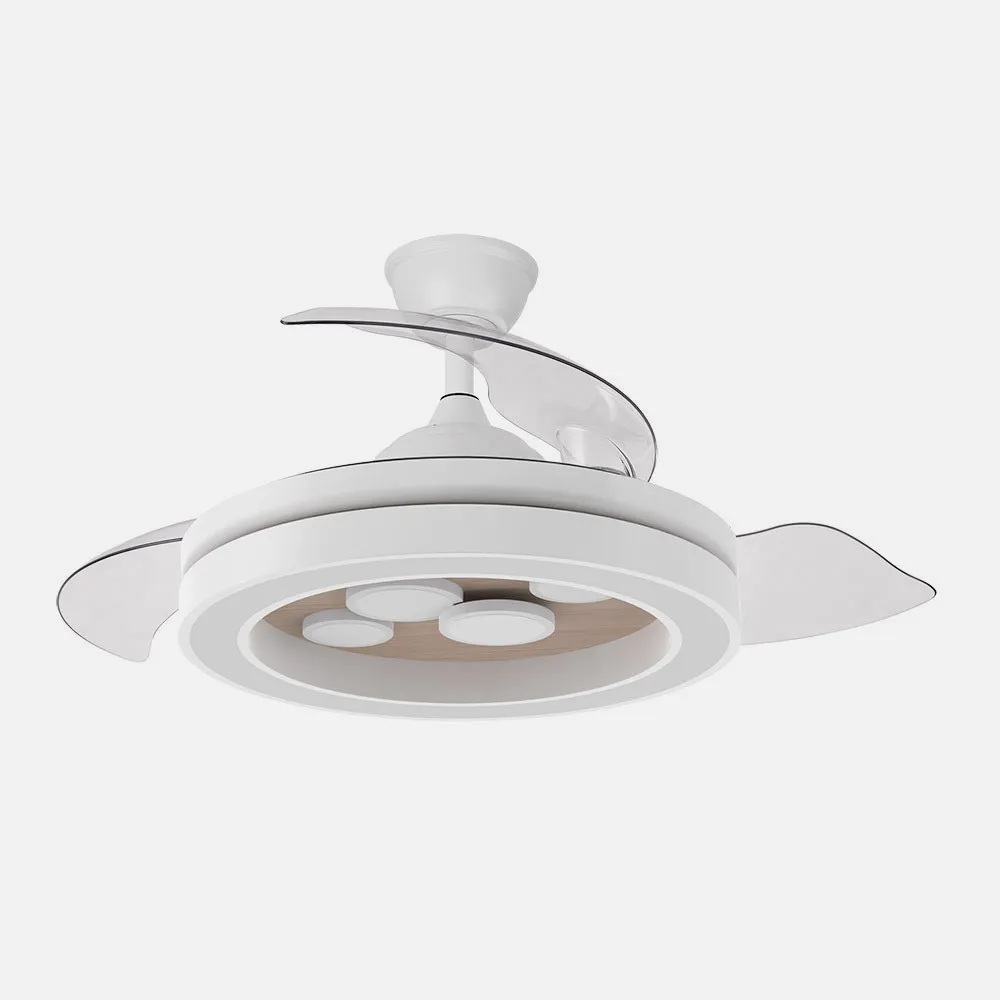 Ventilador de techo dc "cupido" regulable con mando a distancia (55w 3cct 4
