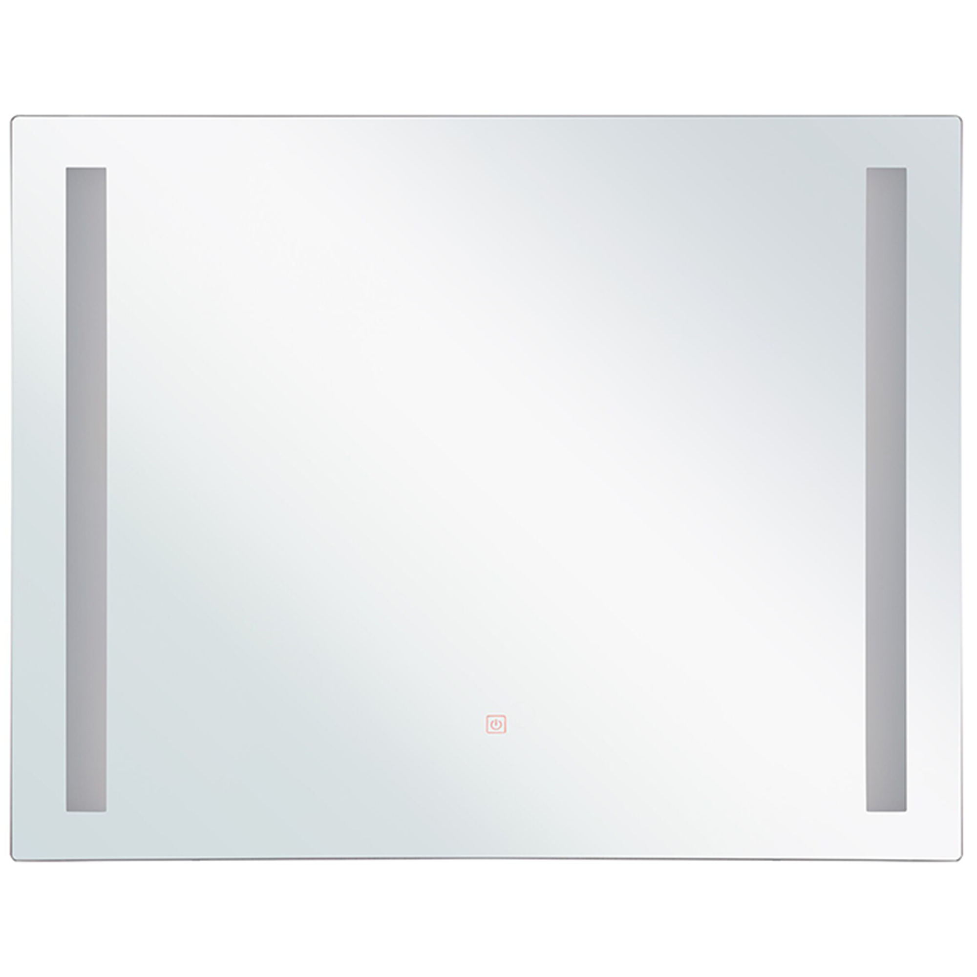 Espejo de baño LED lirac 70 cm 60 cm plateado
