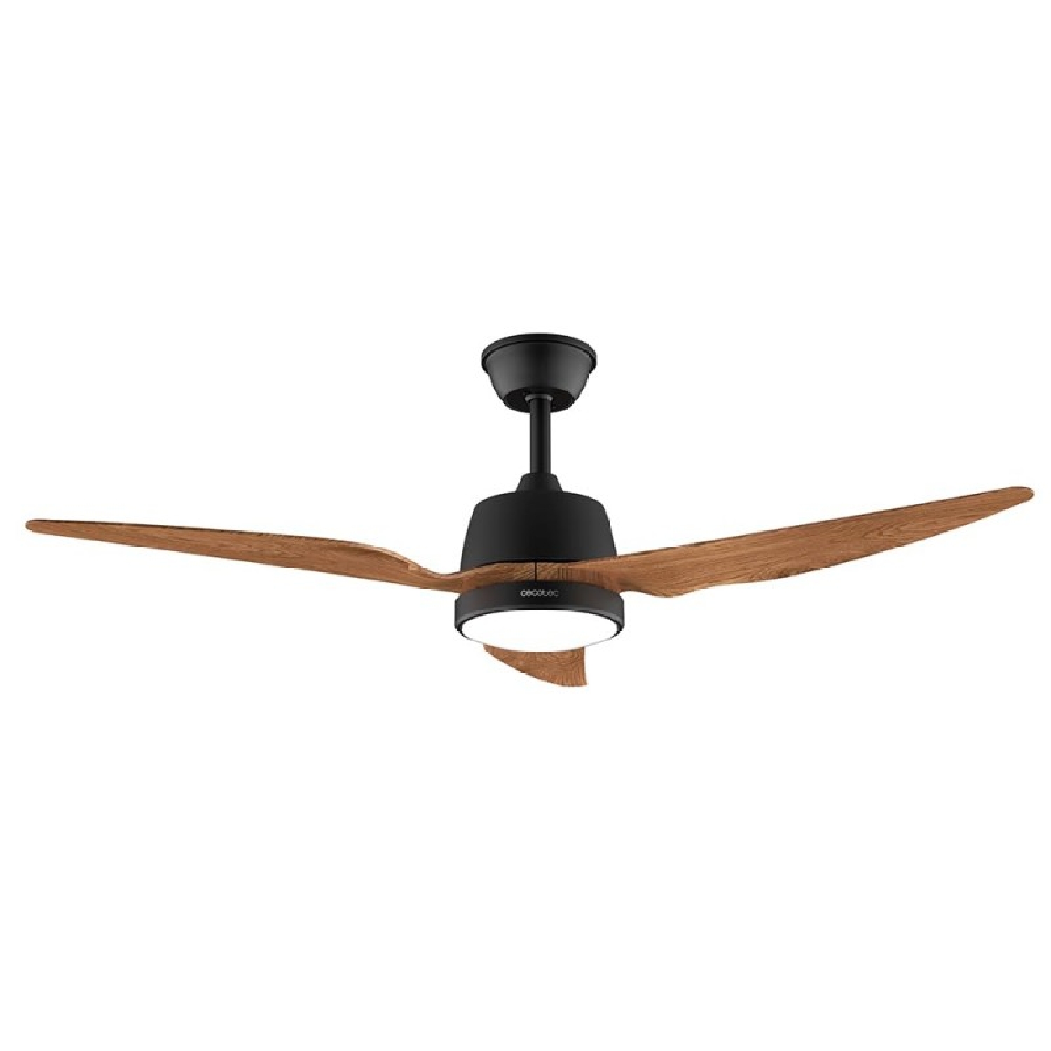 Cecotec ventilador de techo con luz energysilence aero 5250 blackwood. 62w