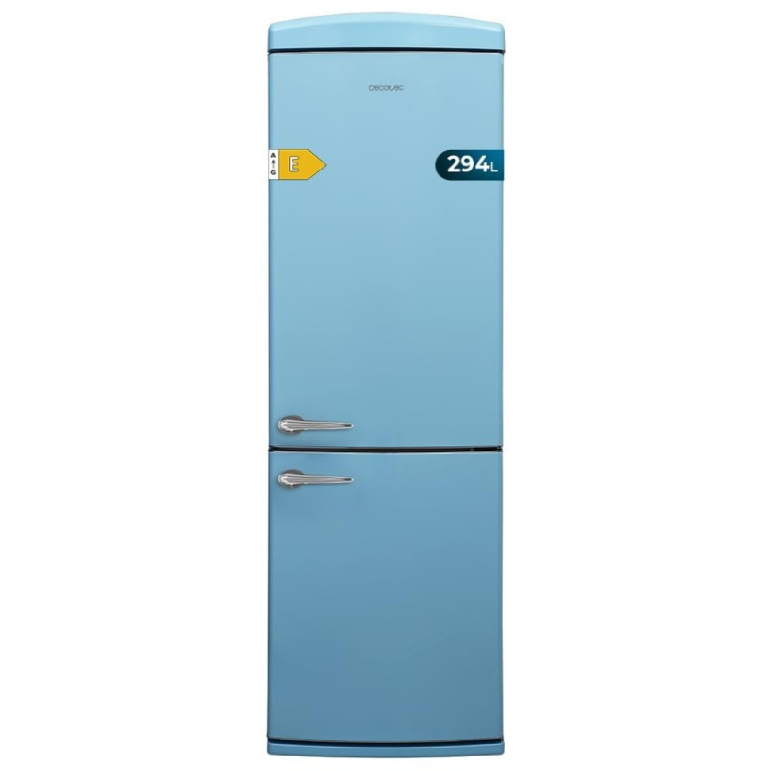 Cecotec frigorífico retro bolero coolmarket 2d origin 215 blue e
