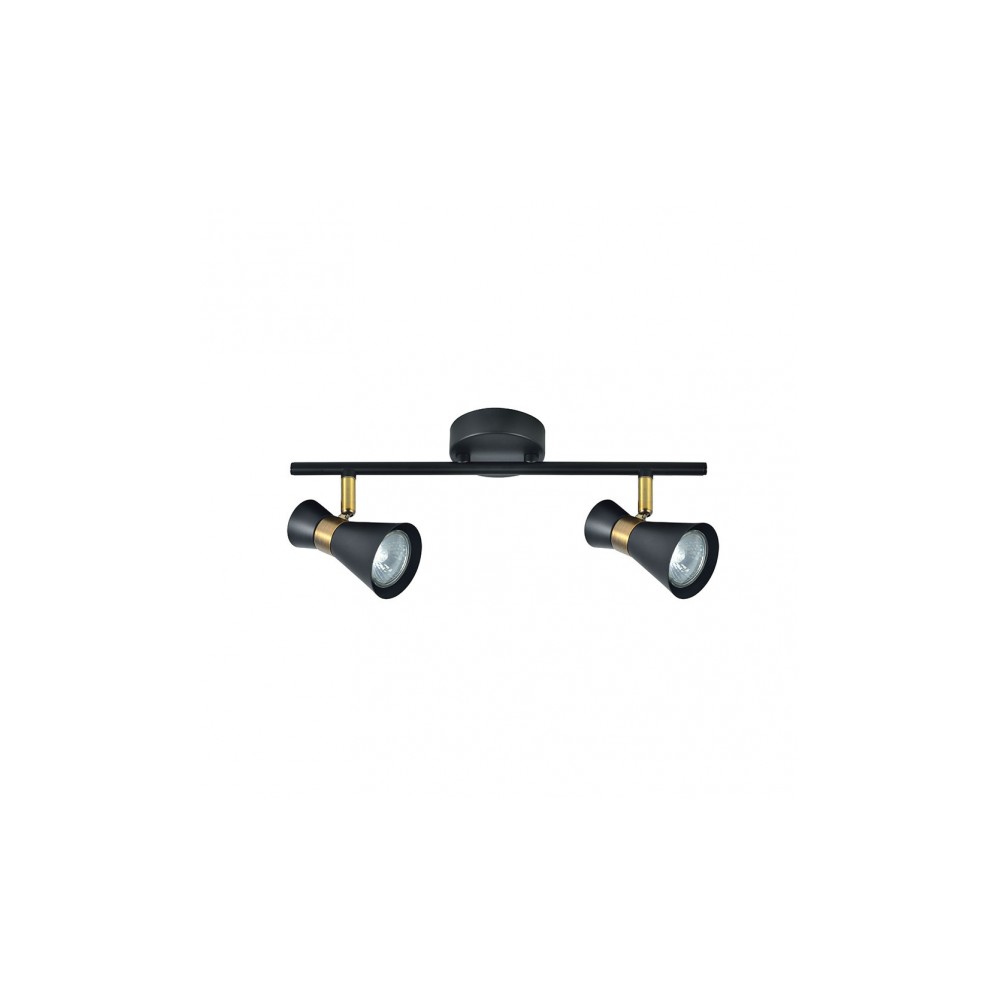 Maximo spotlight 2xgu10 black