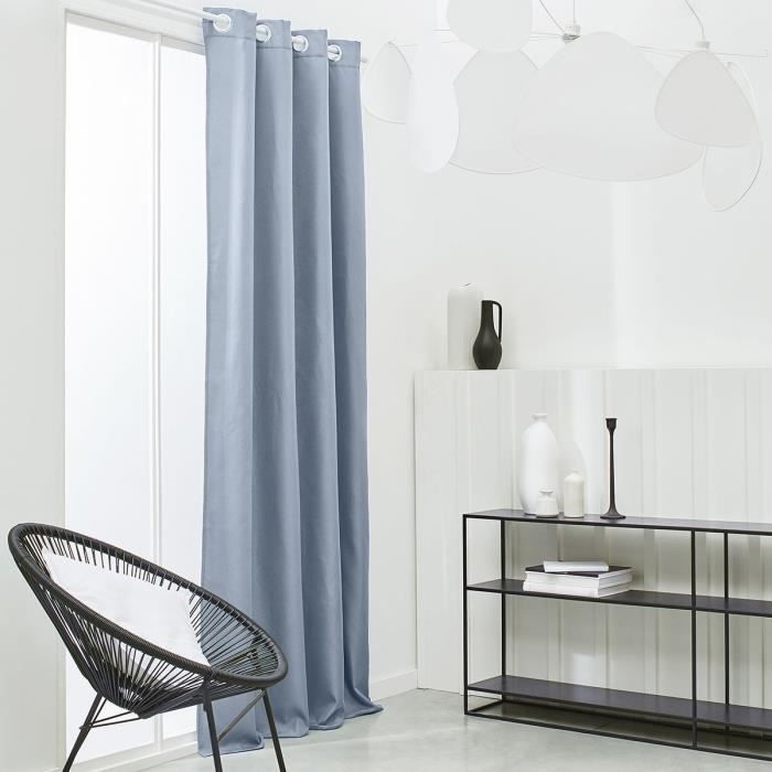 Cortina aislante térmica today essential uni - 140 x 240 cm - tela vaquera