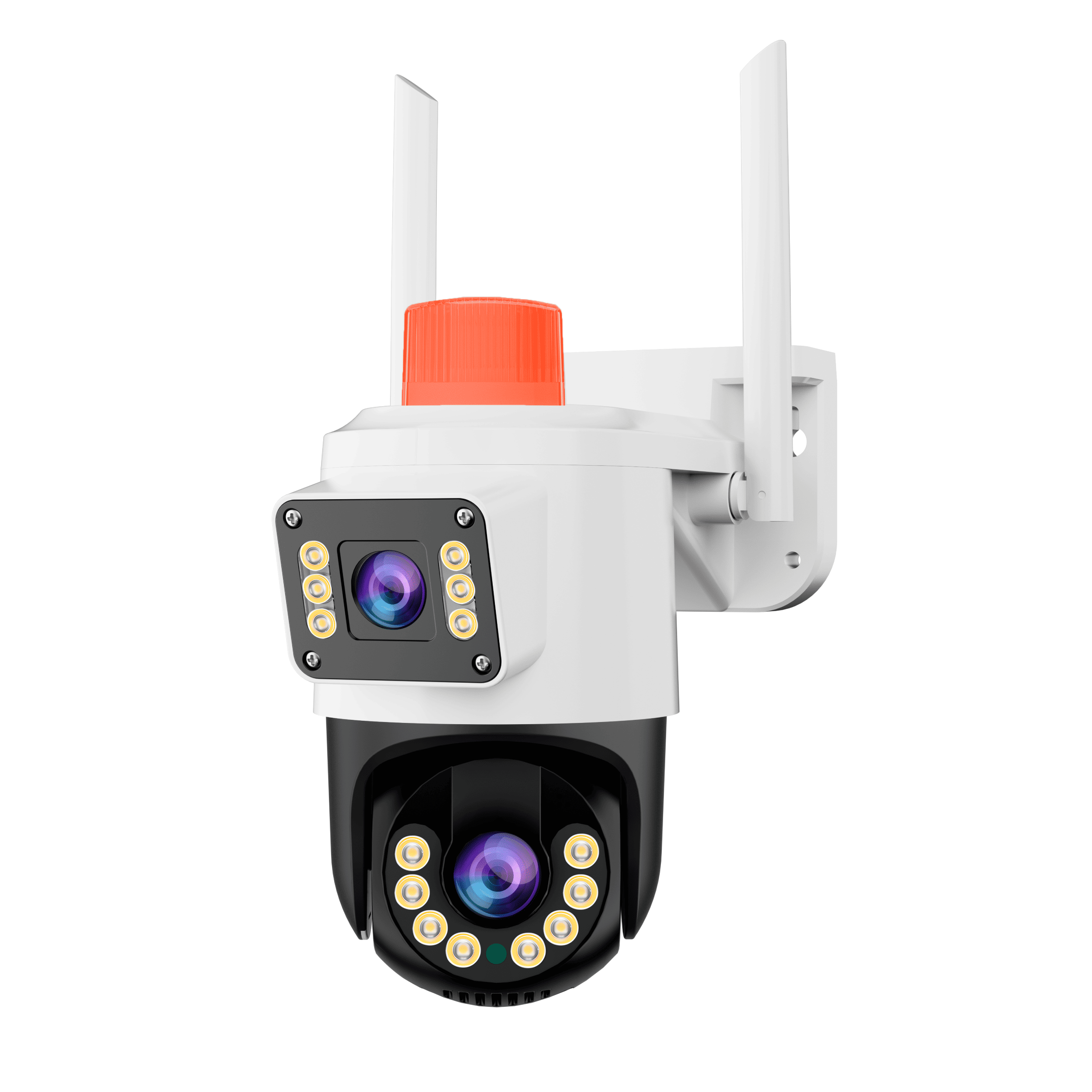 Cámara vigilancia ptz 4mp Wi-Fi, doble antena, visión nocturna y alarma