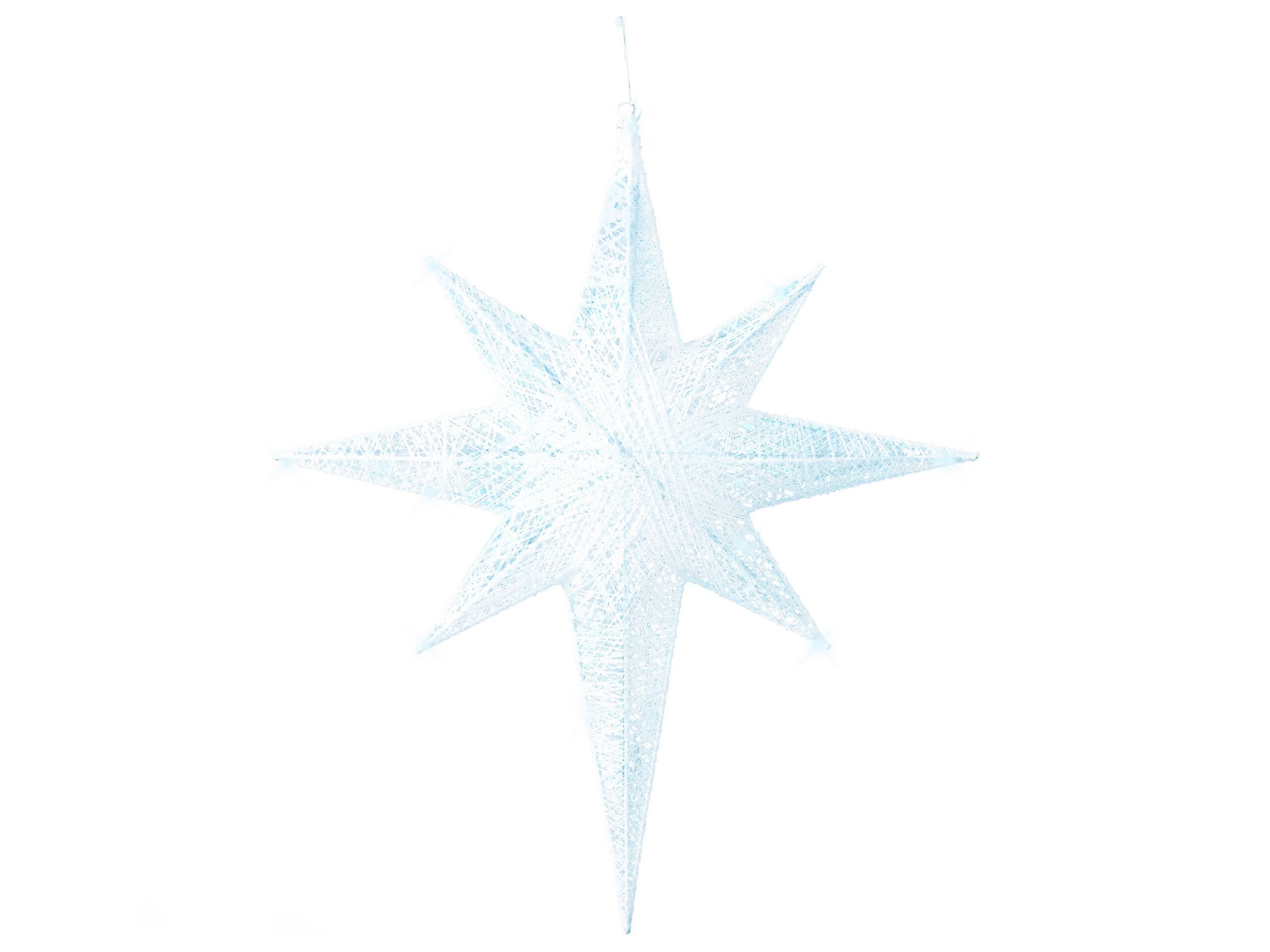 Decoración colgante de exterior LED osma 67 cm estrella blanco