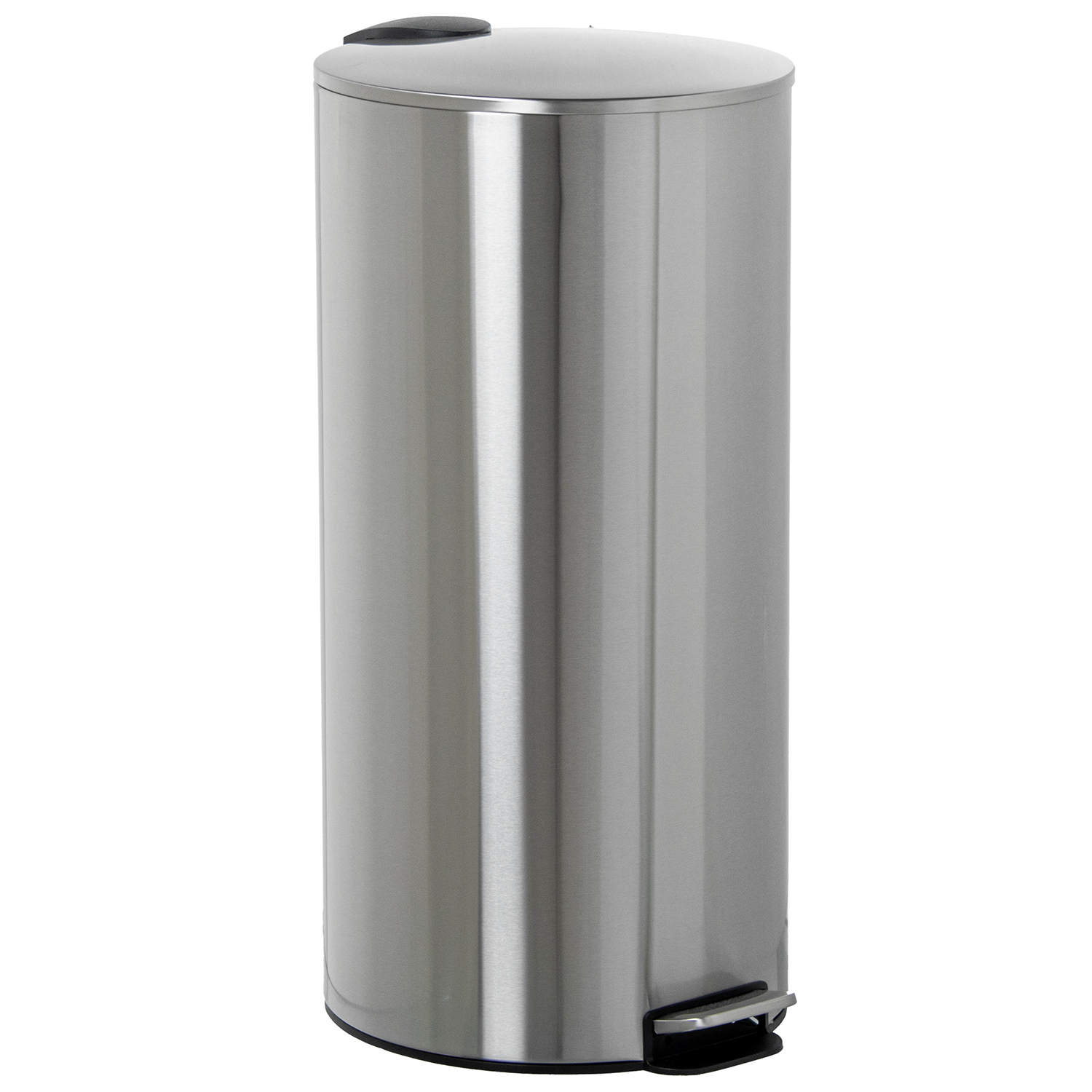 Papelera acero inoxidable 27l. Con pedal acero mate