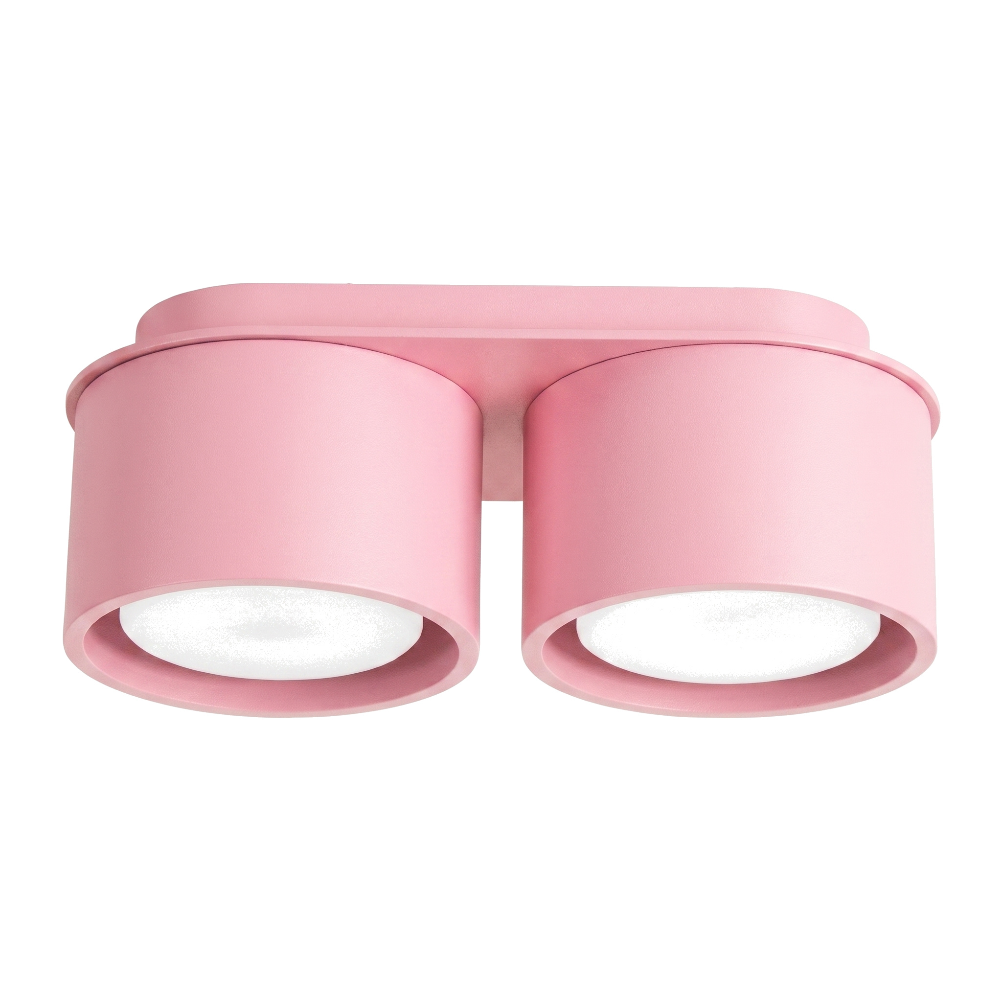 Plafones modo 2 rosa aluminio 21x8x10cm