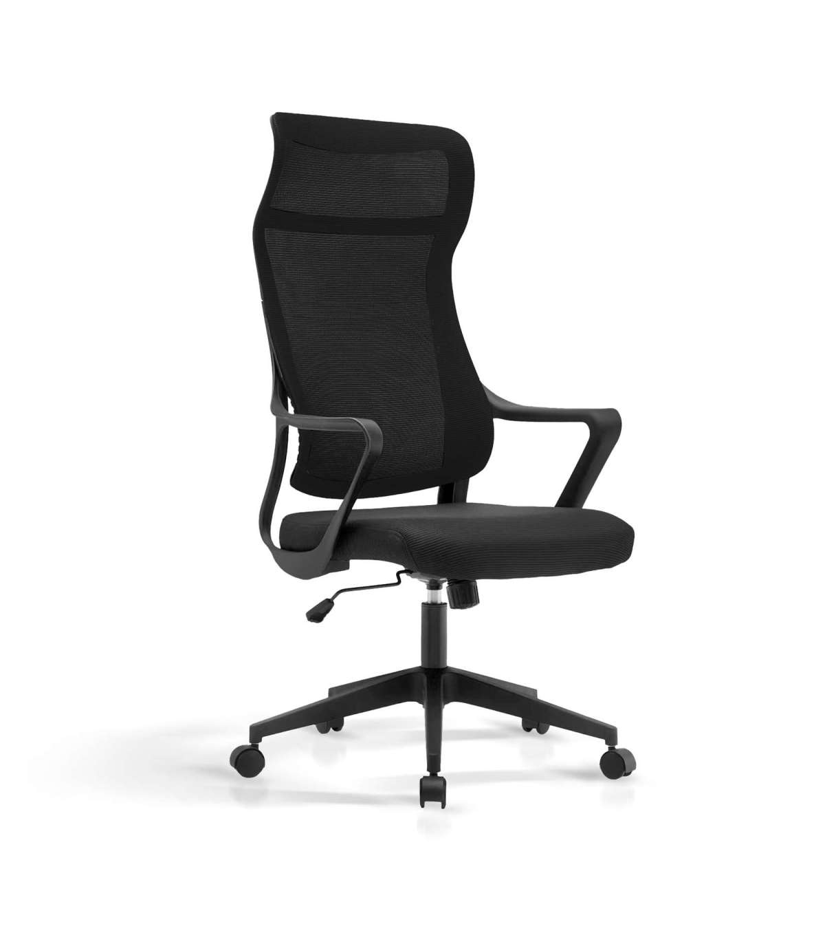 Silla despacho giratoria elevable con reposacabezas ergonómica