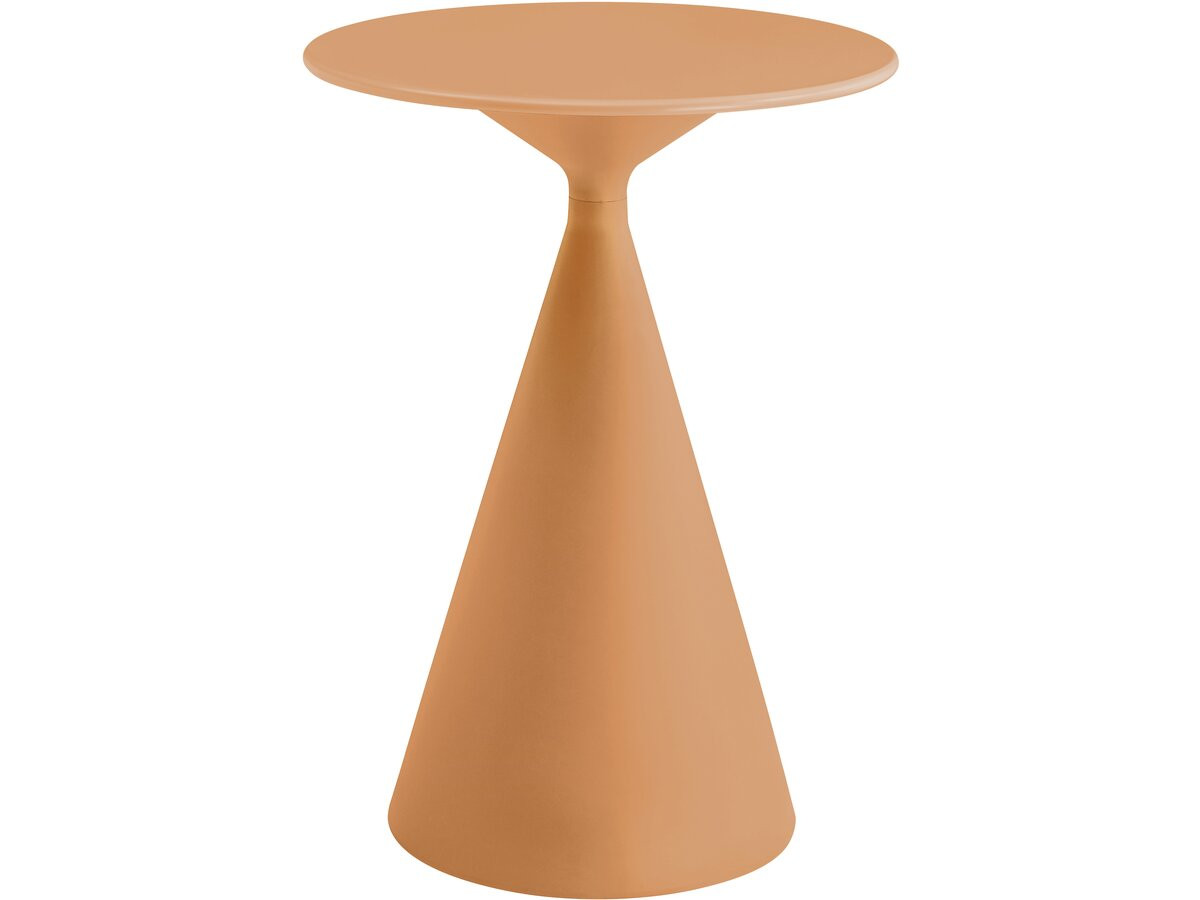 Mesa alta de jardín estilo bistró ⌀80 cm <<néora>> - naranja