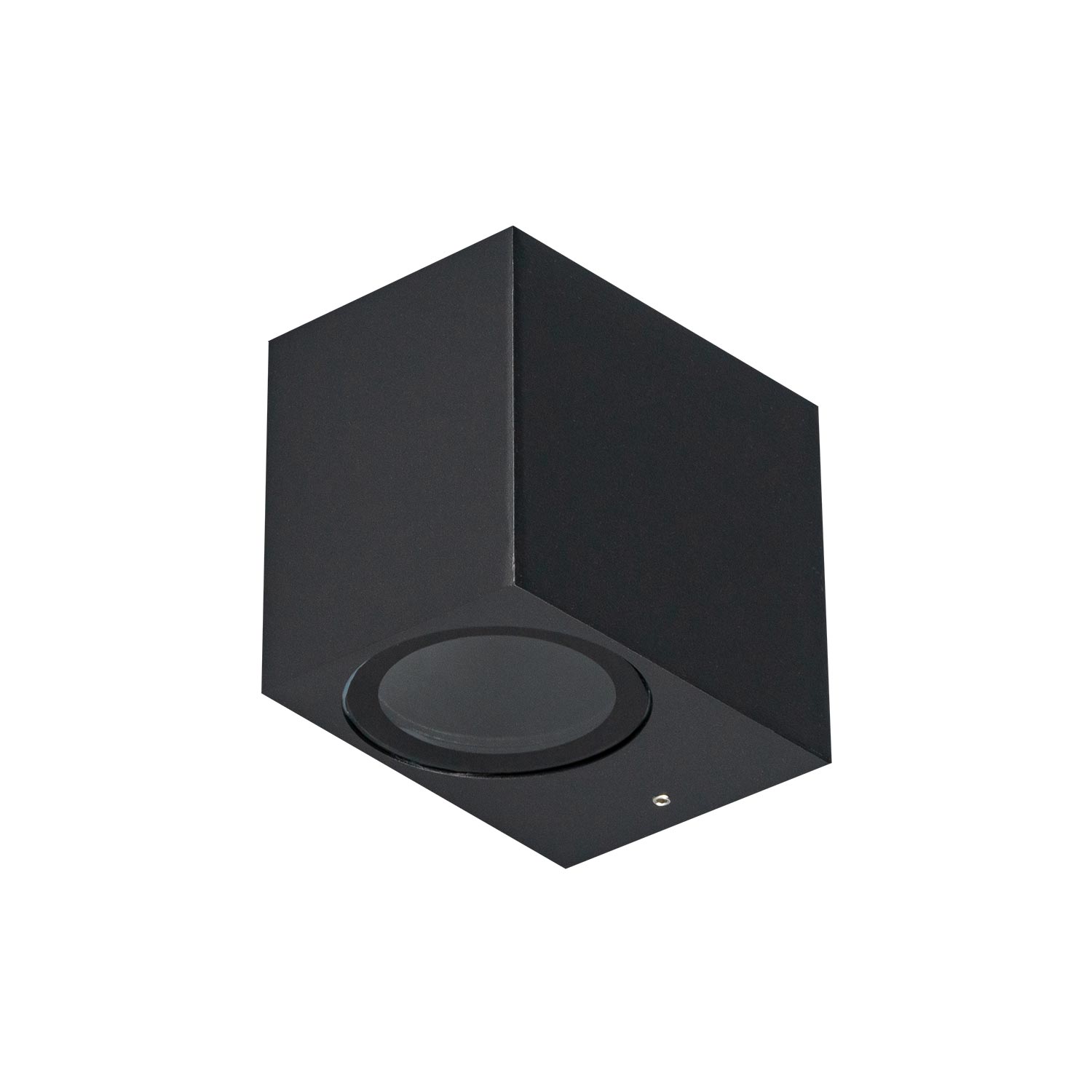 Aplique de pared cuadrado ii para una bombilla LED gu10 gris(apcgu10-1g)