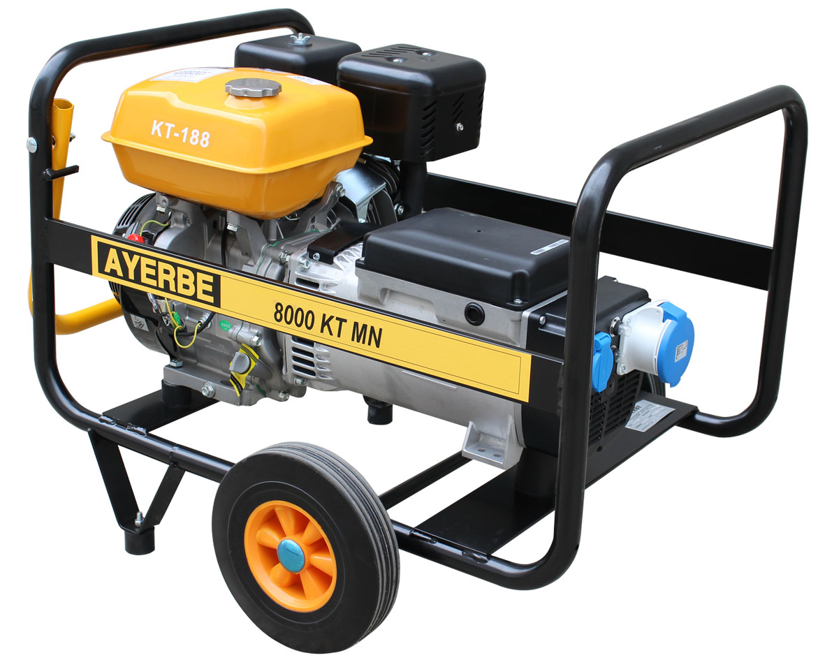 Ayerbe - 5430040 - grupo electrógeno 8000 kt mn - monofásico motor kiotsu