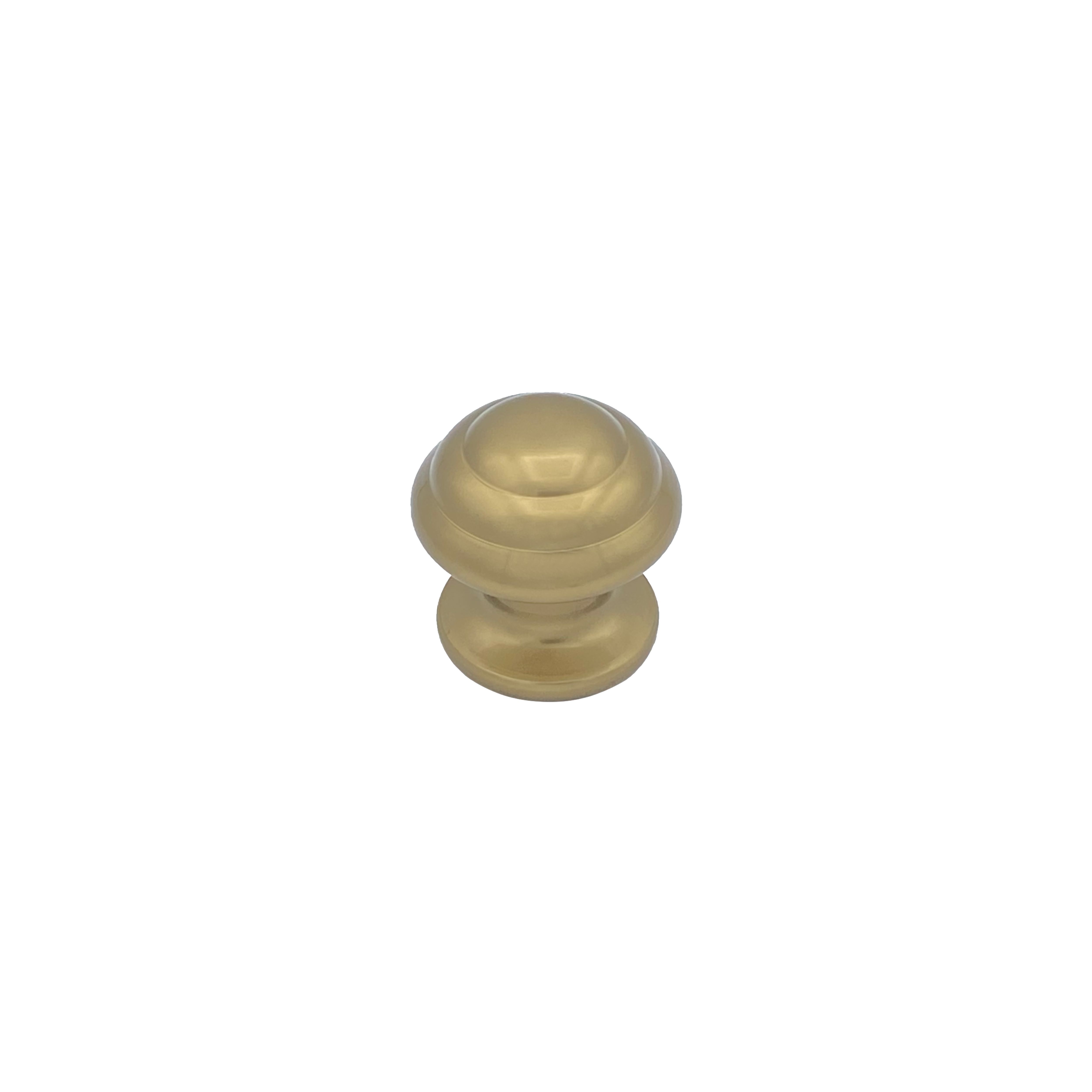 Pomo fijo para puerta, d: 60 mm, en aluminio, bronce pulido