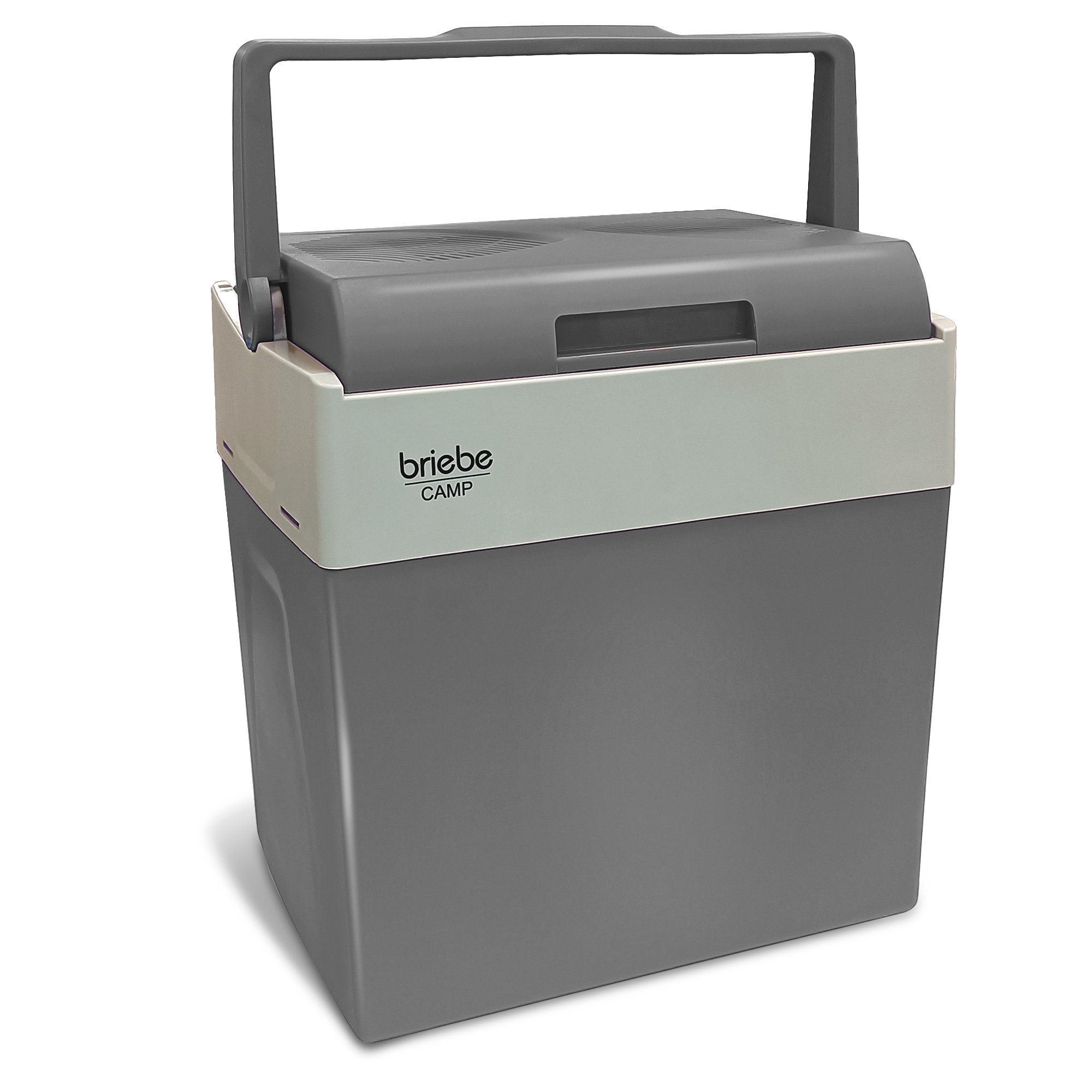 Nevera portátil eléctrica de viaje, coche, ca briebe cf1153 gris 55w
