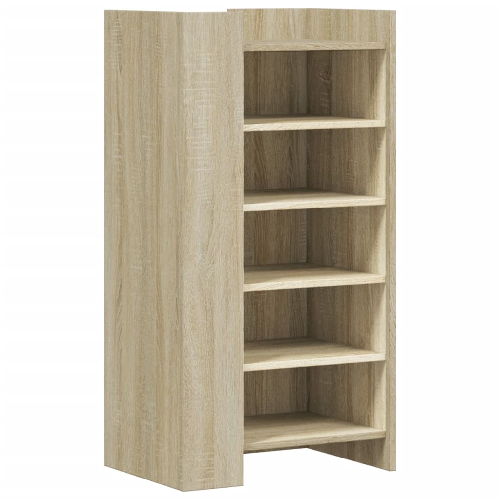 Zapatero mueble para entrada/pasillo/salón roble sonoma 52 x 37,5