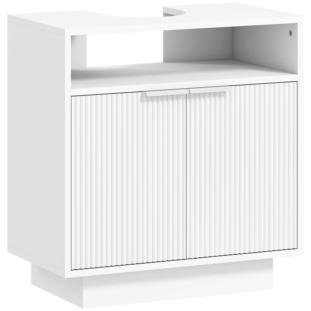 Mueble bajo lavabo 60x33x63 cm color blanco Homcom, hogar - baño