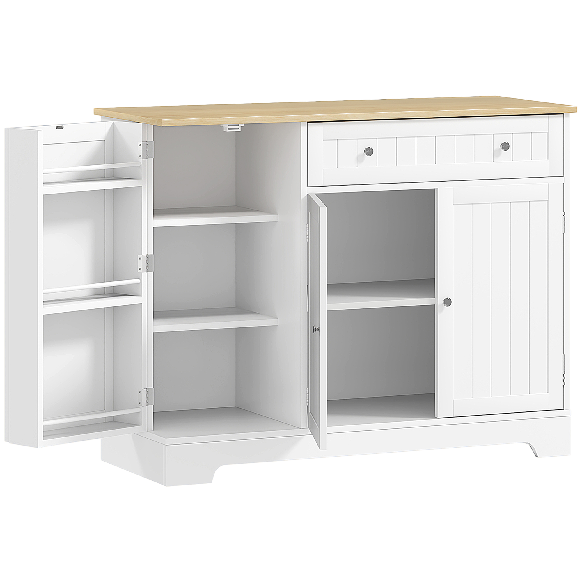 Aparador mdf blanco 105x40x83 cm