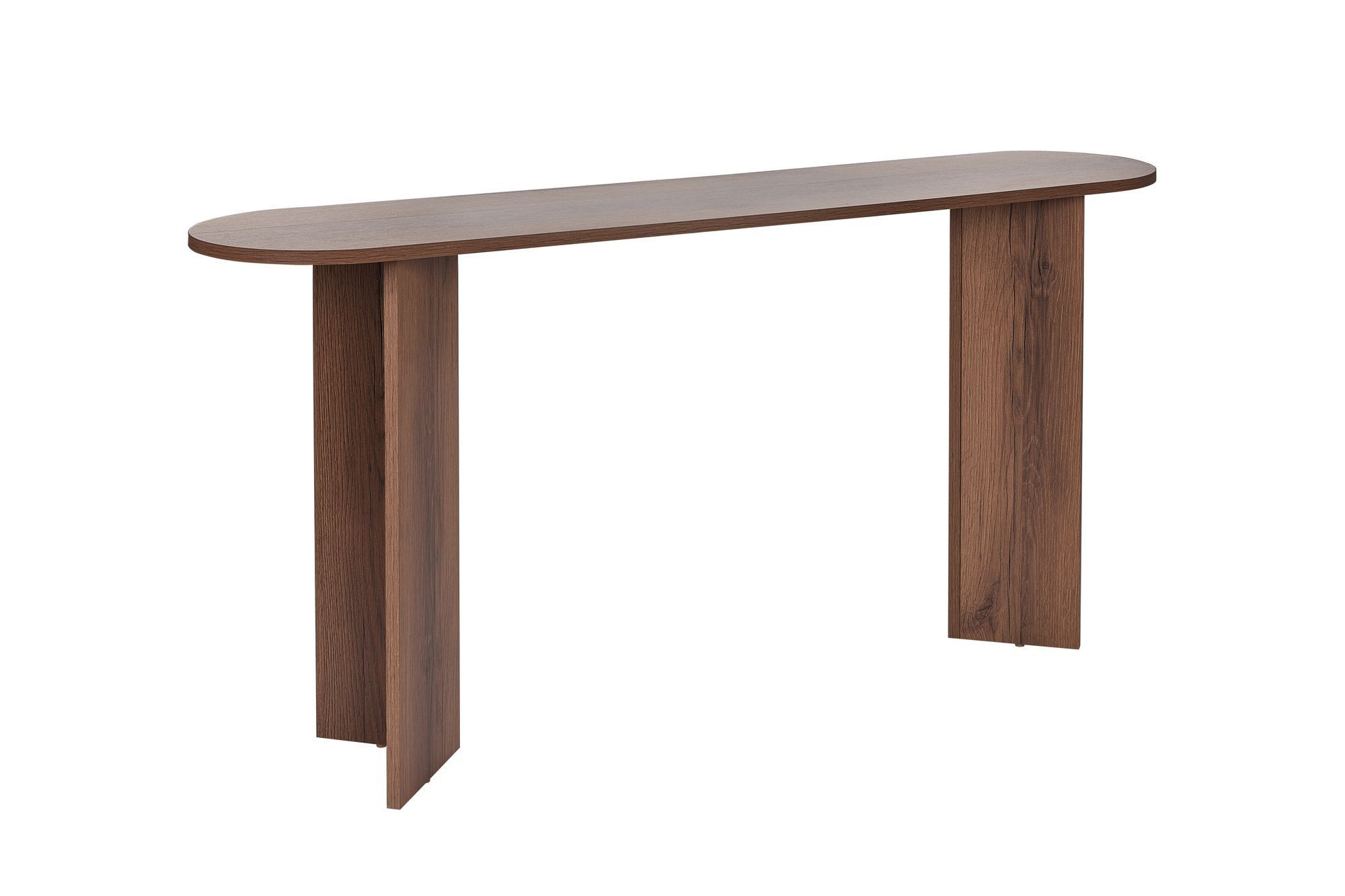 Consola de madera "sira" - 150 x 35 x 75 cm - nogal