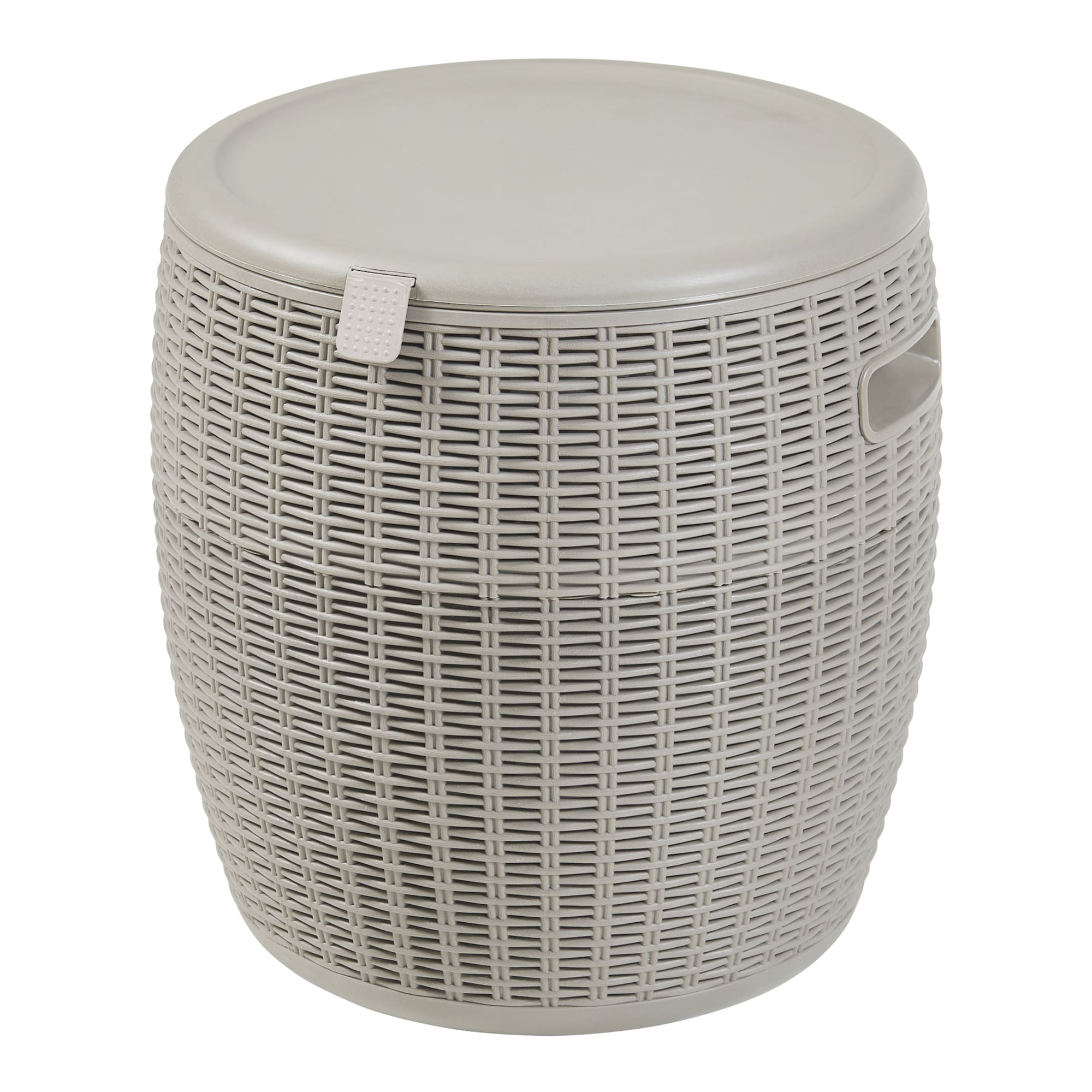 Asiento nevera avetrana 44xø40 cm - marrón claro [casa.pro]