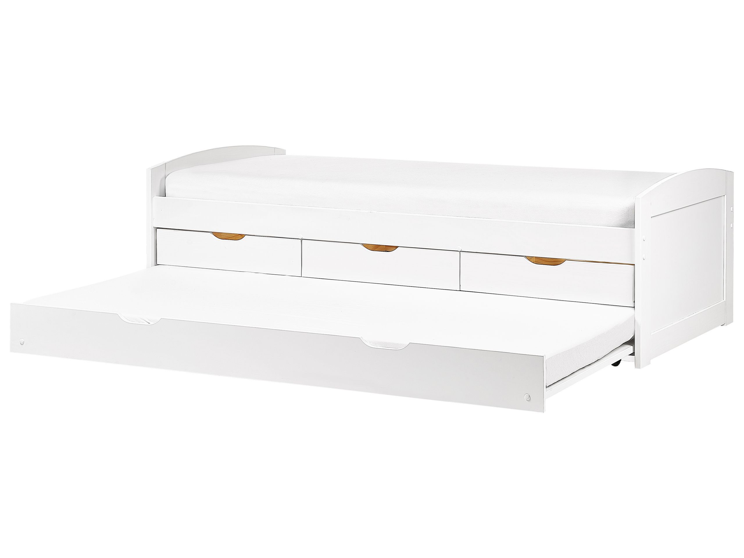 Cama nido madera de pino petiville 90 x 200 cm blanco