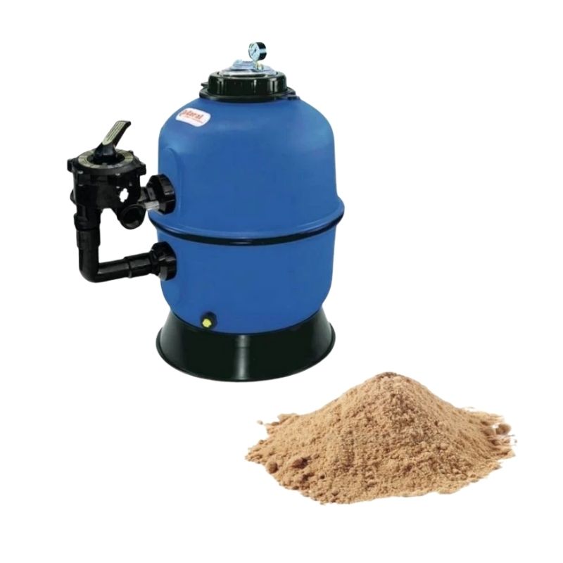Filtro inyectado belice 600 qp 14m3/h + arena