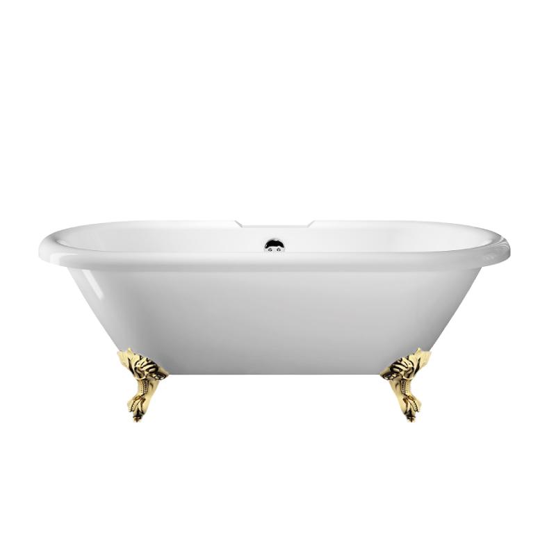 Bañera con patas chelsea 154 cm patas águila doradas