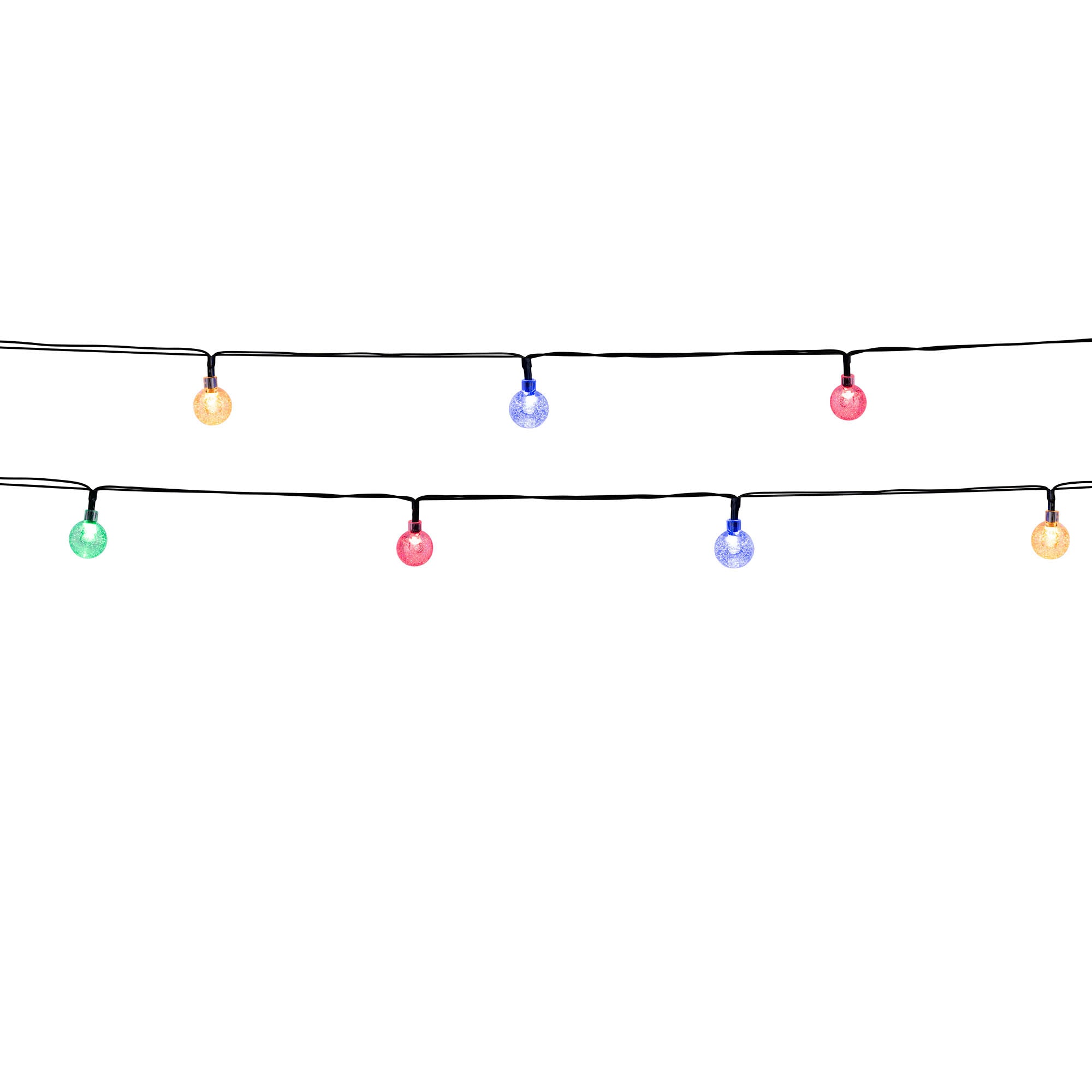 Luces solares de cadena 20LED festy