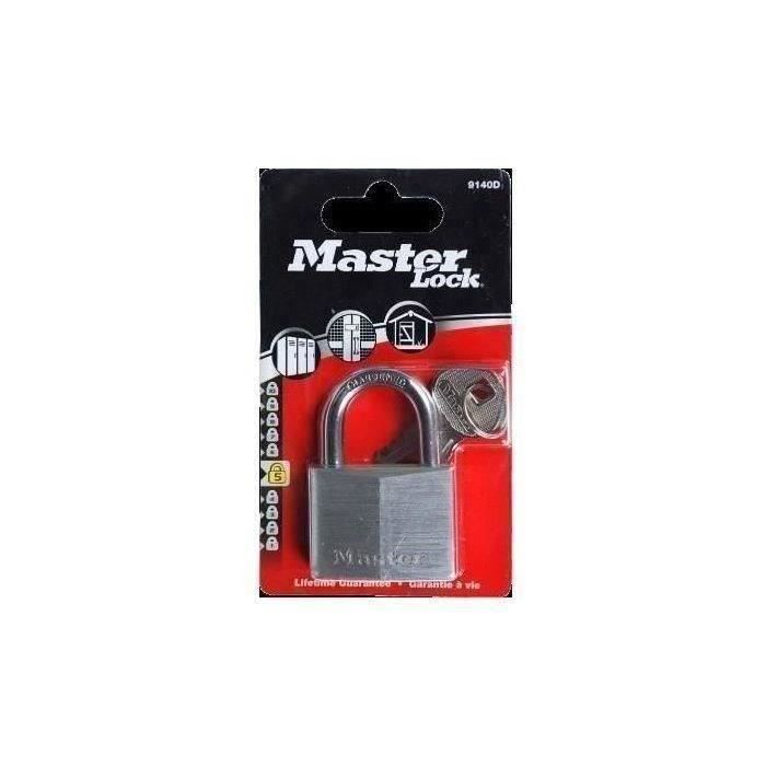 Candado master lock de aluminio macizo de 40 mm - utility - diámetro del ar