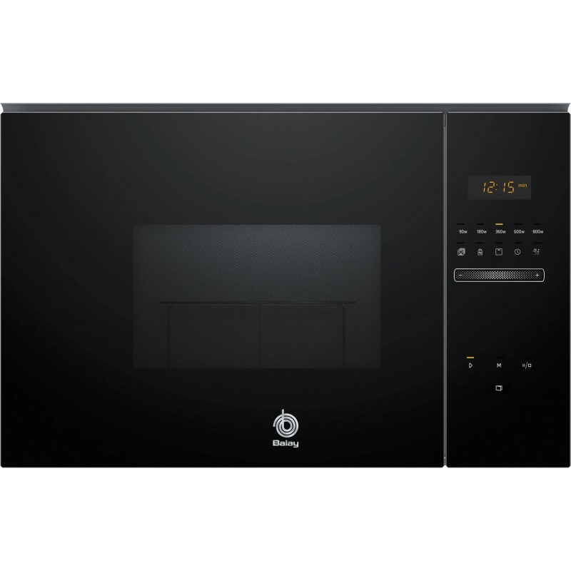 Microondas encastrable balay 3cg5172n2 20 l cristal negro 5 funciones