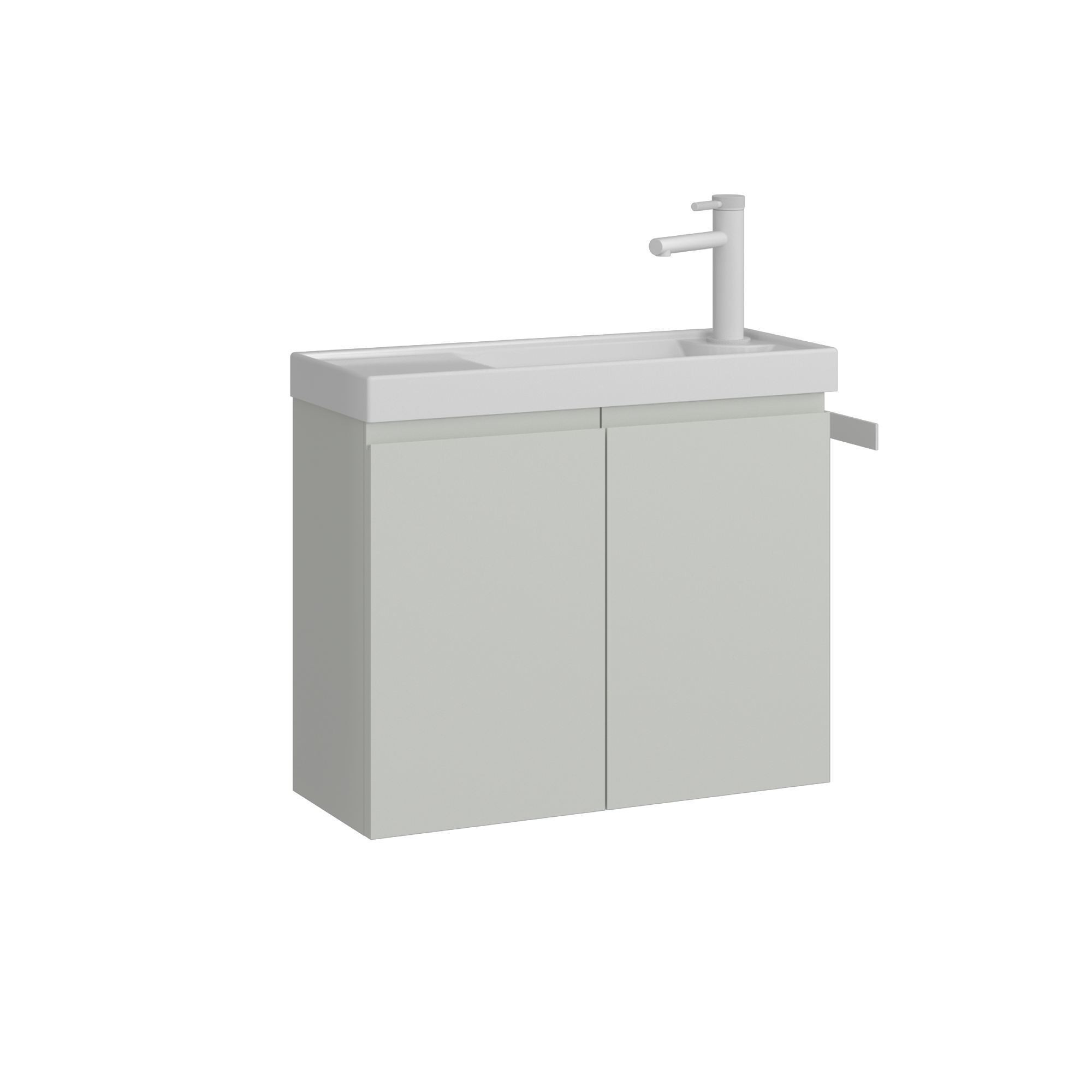 Mueble para lavabo <<ferla 60>> - 60 x 22 x 50 cm - mate cashmere